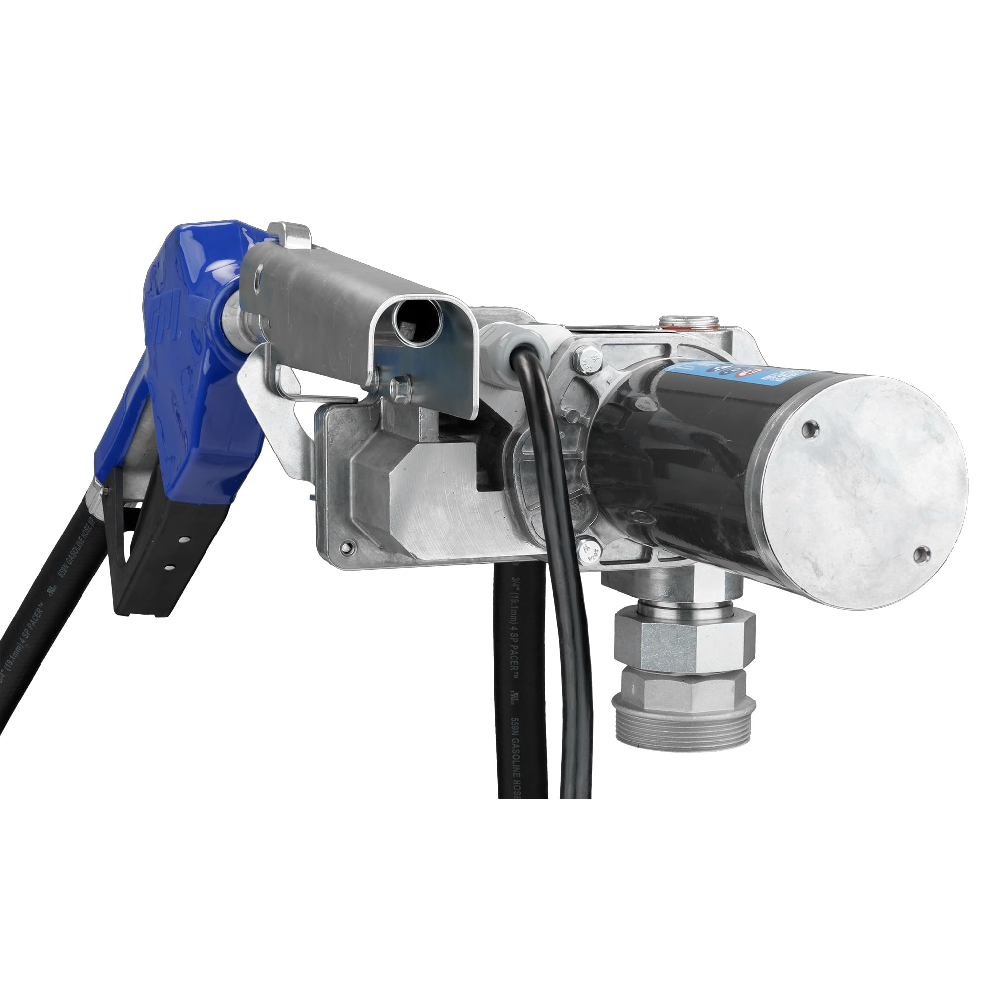 Gpi - M-150 Series Fuel Transfer Pump, Automatic Shut-Off Nozzle, 15 Gpm, 12 Volt (110000-100)