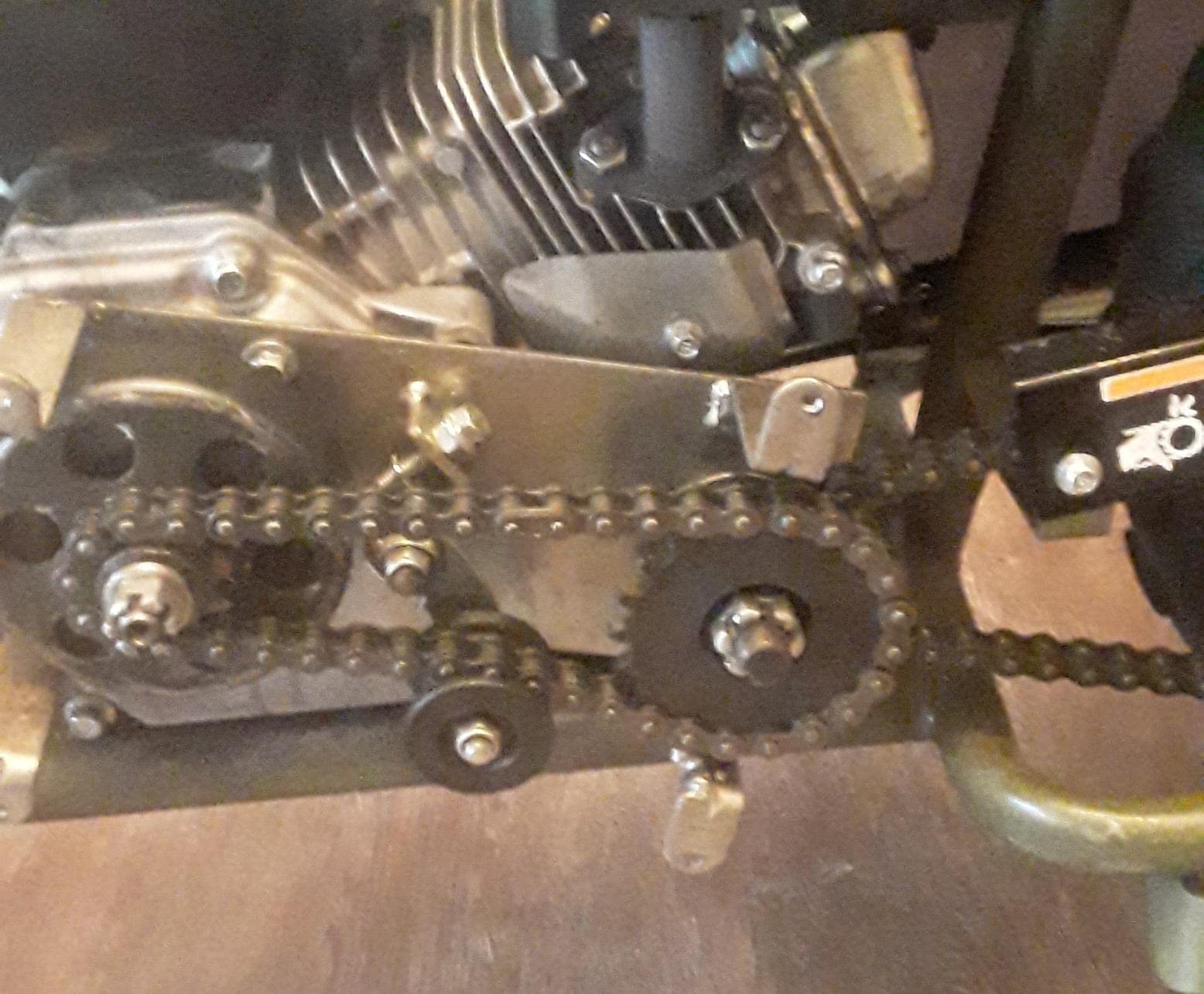 QYMOTO CT200U CT200U-EX Chain Front Jackshaft 420 Chain 42 Links with Master Link for Coleman Mini Bike Chain CT200U-EX BT200X M