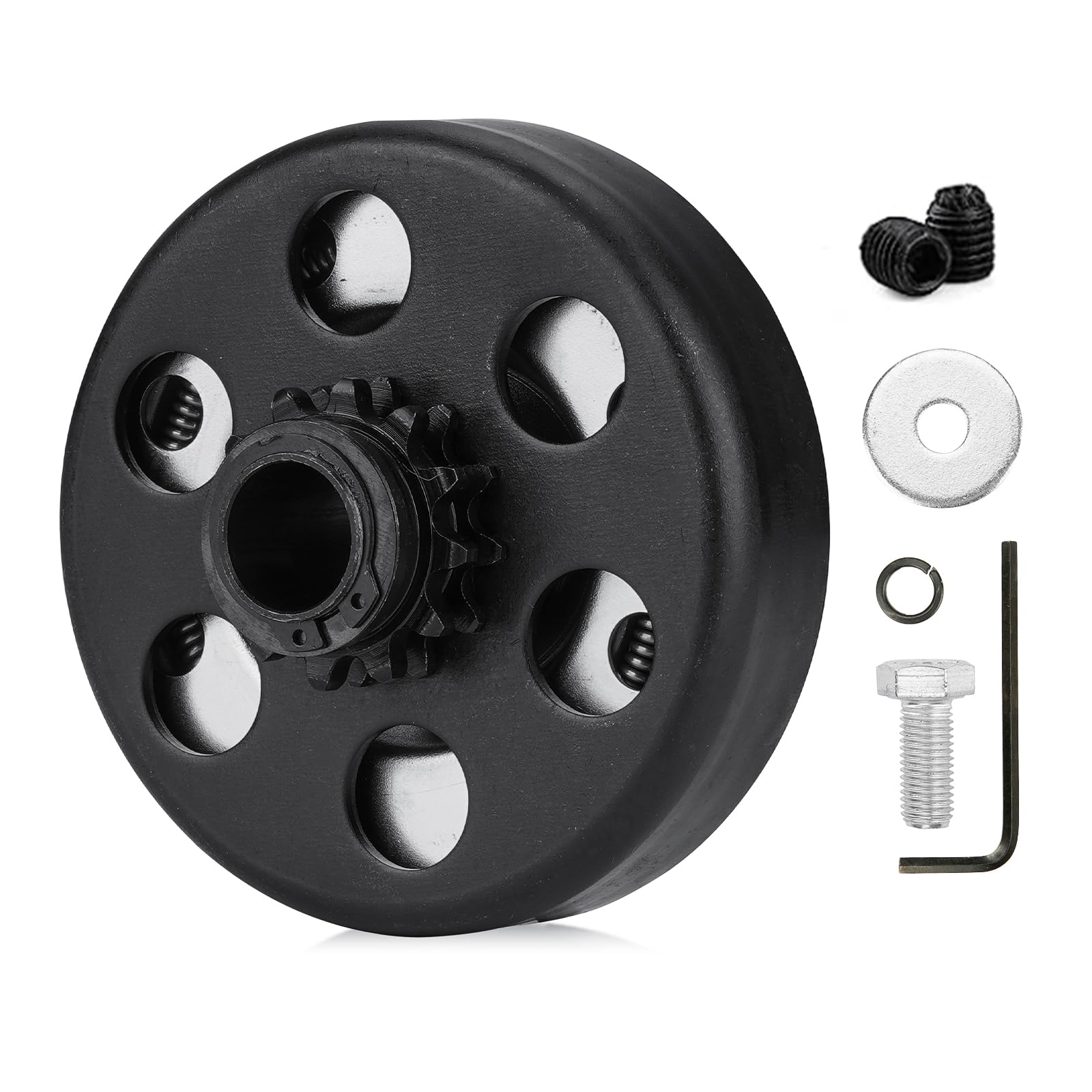 Youxmoto 3/4 Inch Bore 12T Go Kart Clutch For #35 Chain, Up To 6.5Hp 12 Tooth Predator 212 Centrifugal Clutch For Go Kart Mini B