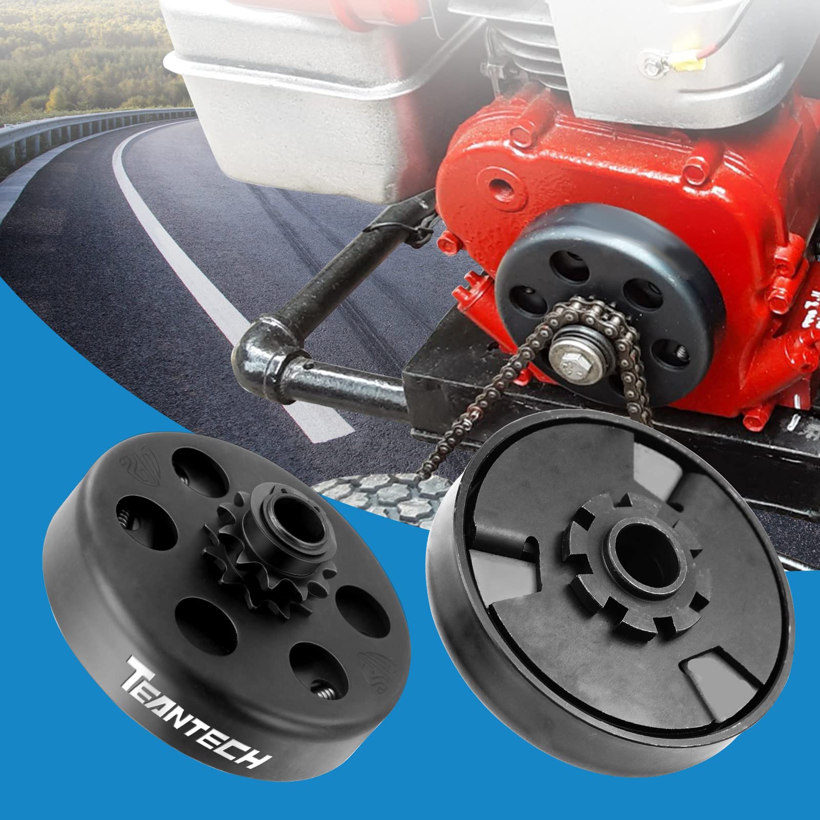 Go Kart Clutch 5/8 Bore 35 Chain 11 Tooth Sprocket for Go Kart Mini Bike