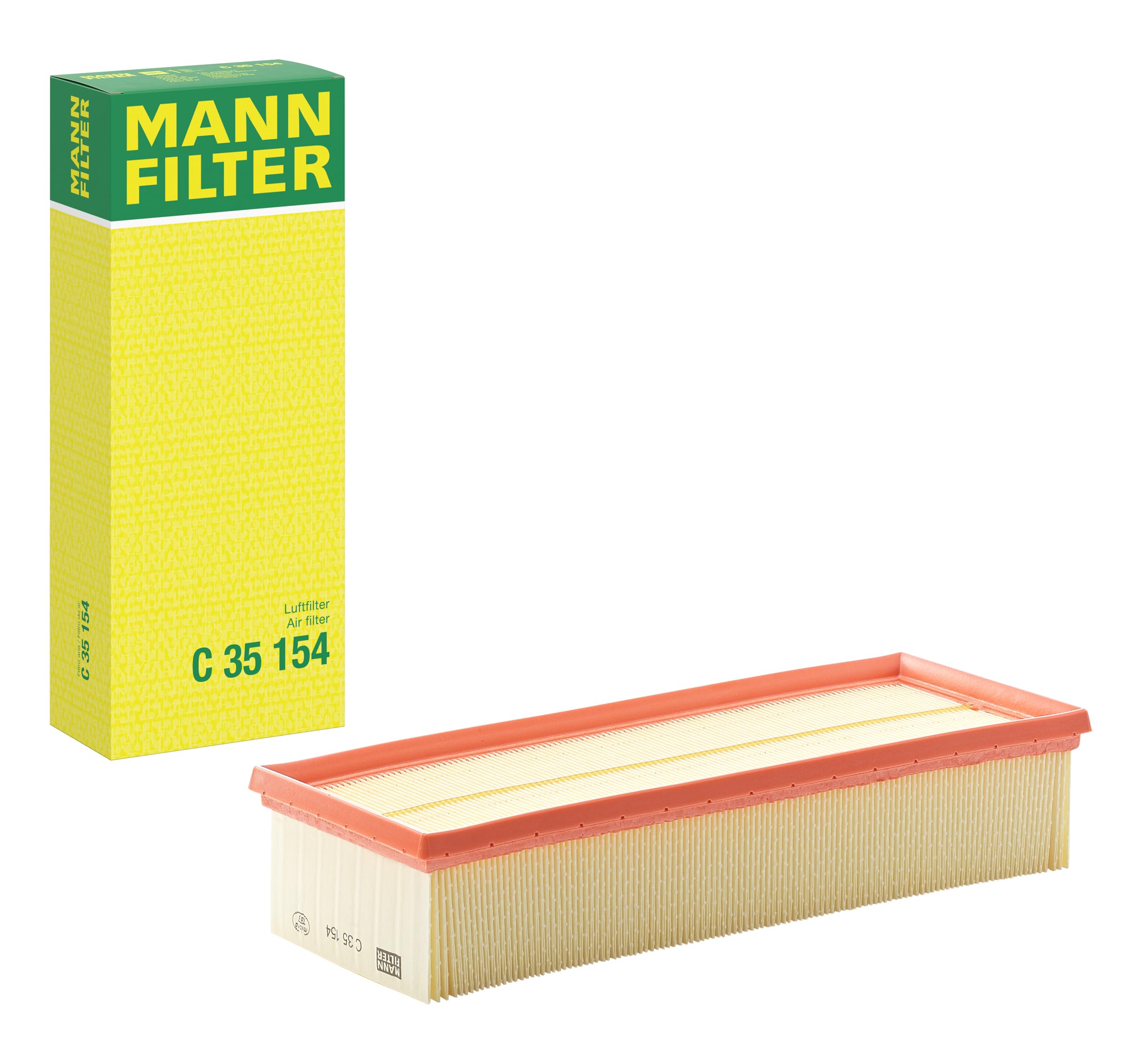 MANN-FILTER C 35 154 Air Filter - Premium Engine Air Filter for Enhanced Performance and Efficiency