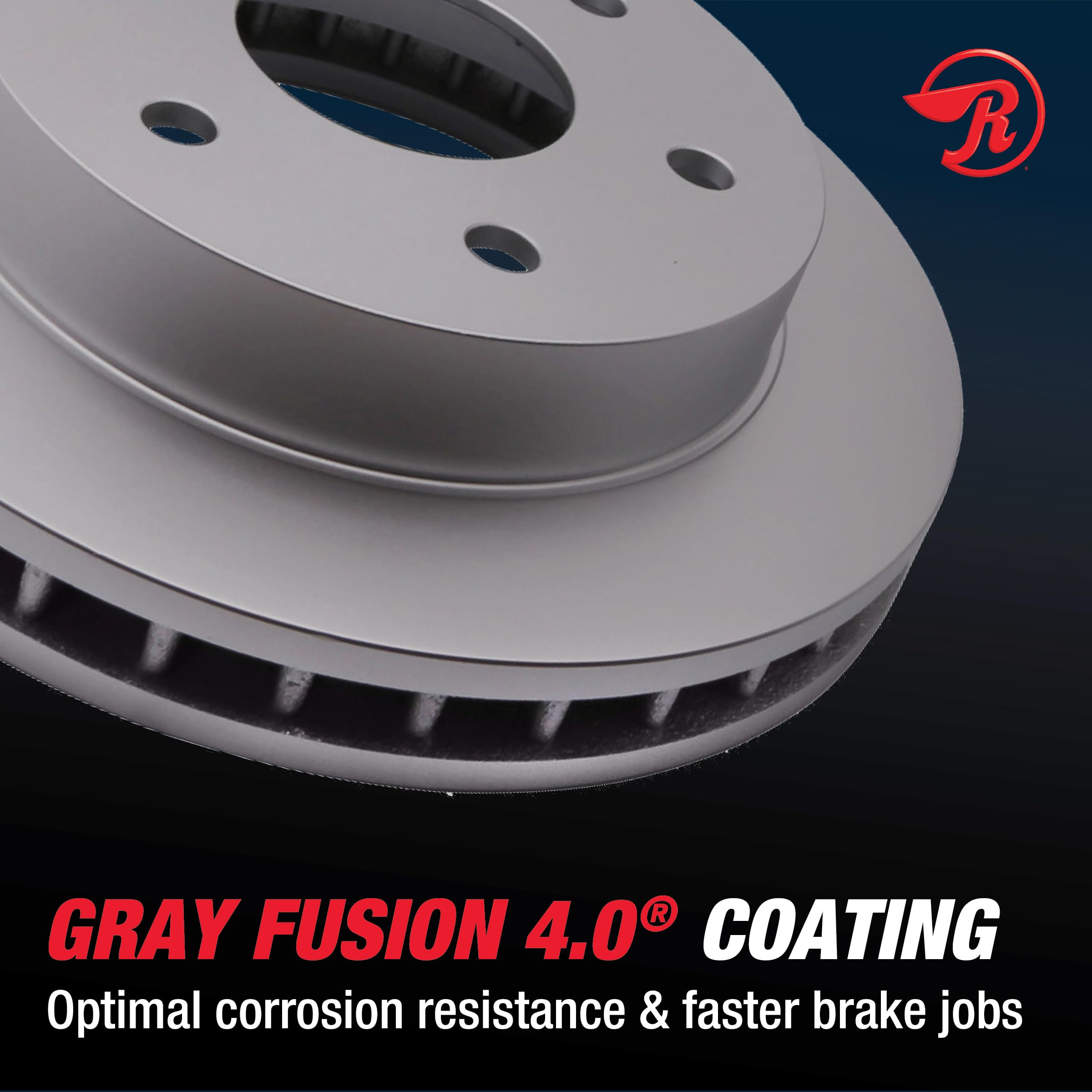 Raybestos Element3 Automotive Replacement Front Coated Brake Rotor For Select Chevrolet Silverado/Express, Gmc Sierra/Savana (56