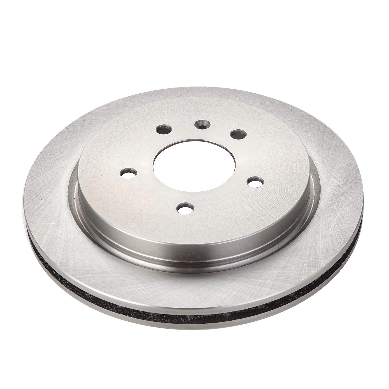 TRQ Rear Brake Pad & Rotor Kit Brake Pads Brake Rotor Ceramic Compatible with 2003-2007 Cadillac CTS 2005-2011 STS