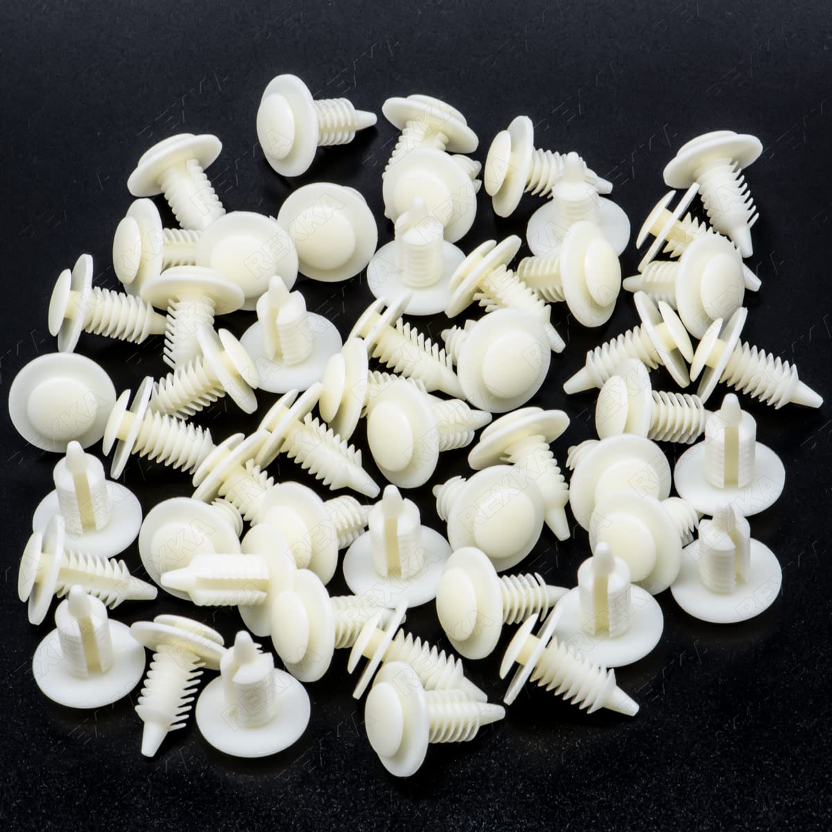 Rexka 50Pcs Door Trim Panel Retainer Clips 6503709 For Dodge Ram 1500 2500 3500 Pickup Chrysler