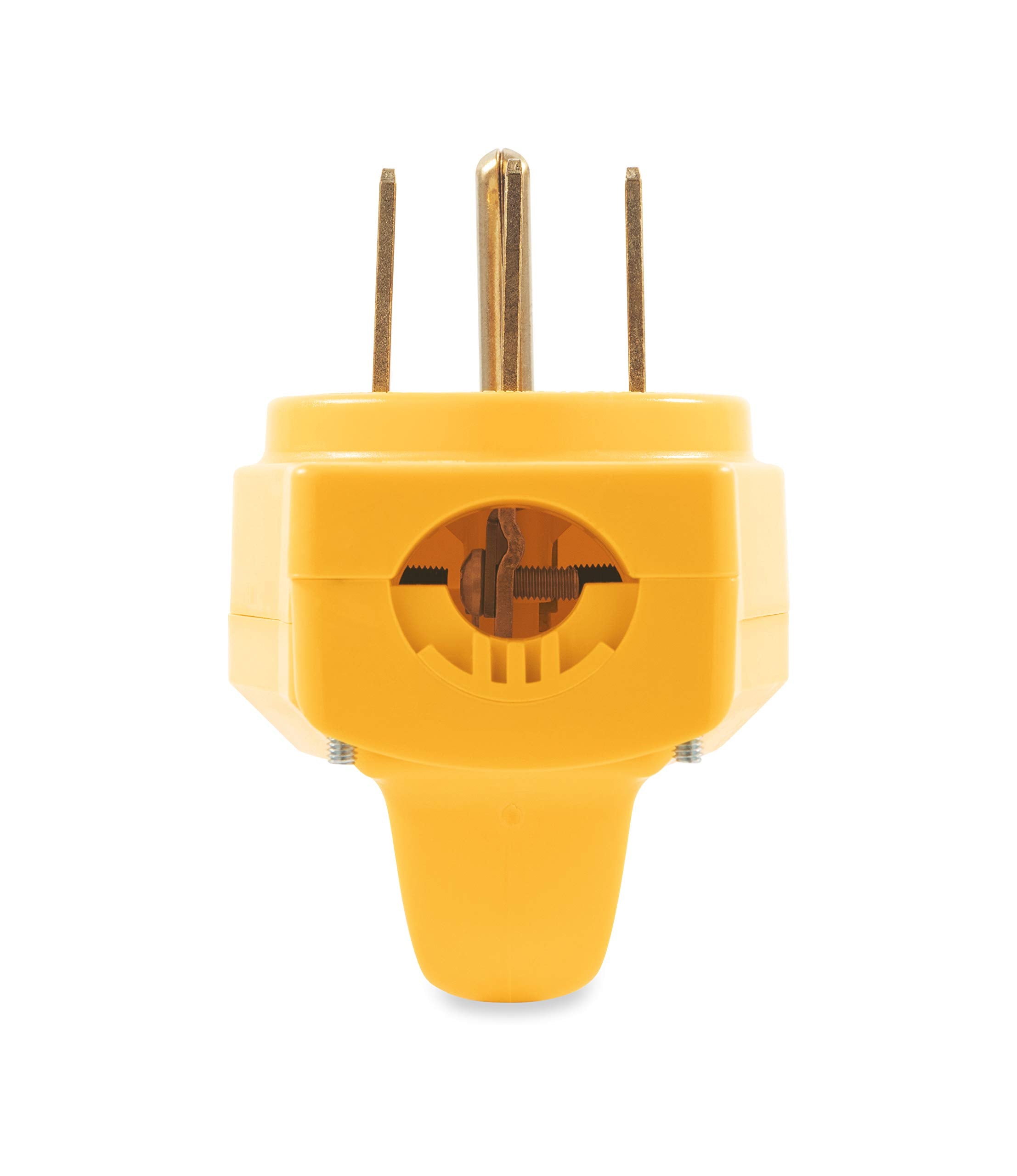 Camco Power Grip Camper/Rv Replacement Plug - Attach 50 Amp Plug To Existing Rv Extension Cord - Features 50 Amp Rv Plug (Nema 1