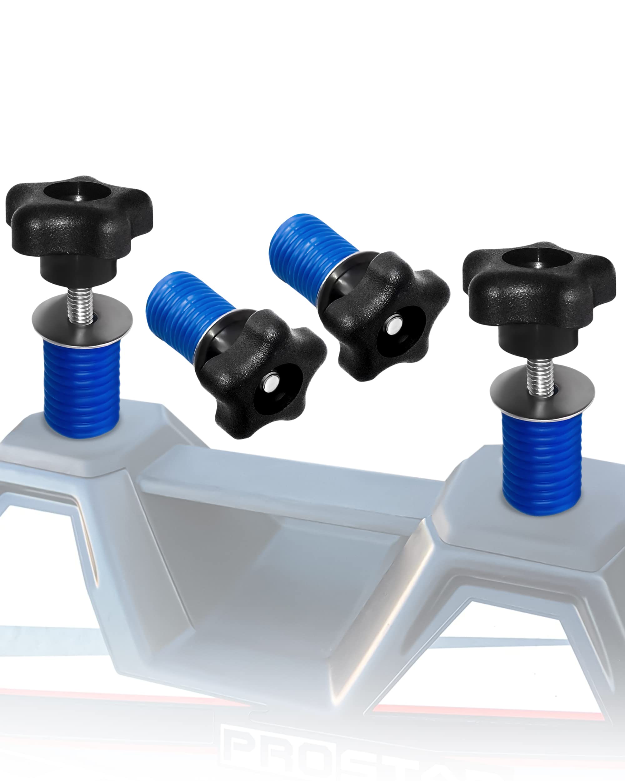 Grippro Atv Anchors To Fit Polaris Lock And Ride Knob Tie Down Anchor Kit - Set Of 4 Knob Anchors Accessories Fits Rzr, Sportsma