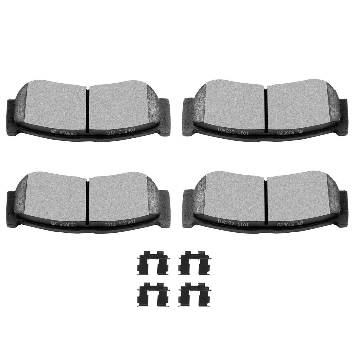 Scitoo D1297 Rear Ceramic Brake Pads Sets Fit For Hyundai Santa Fe 2007-2009
