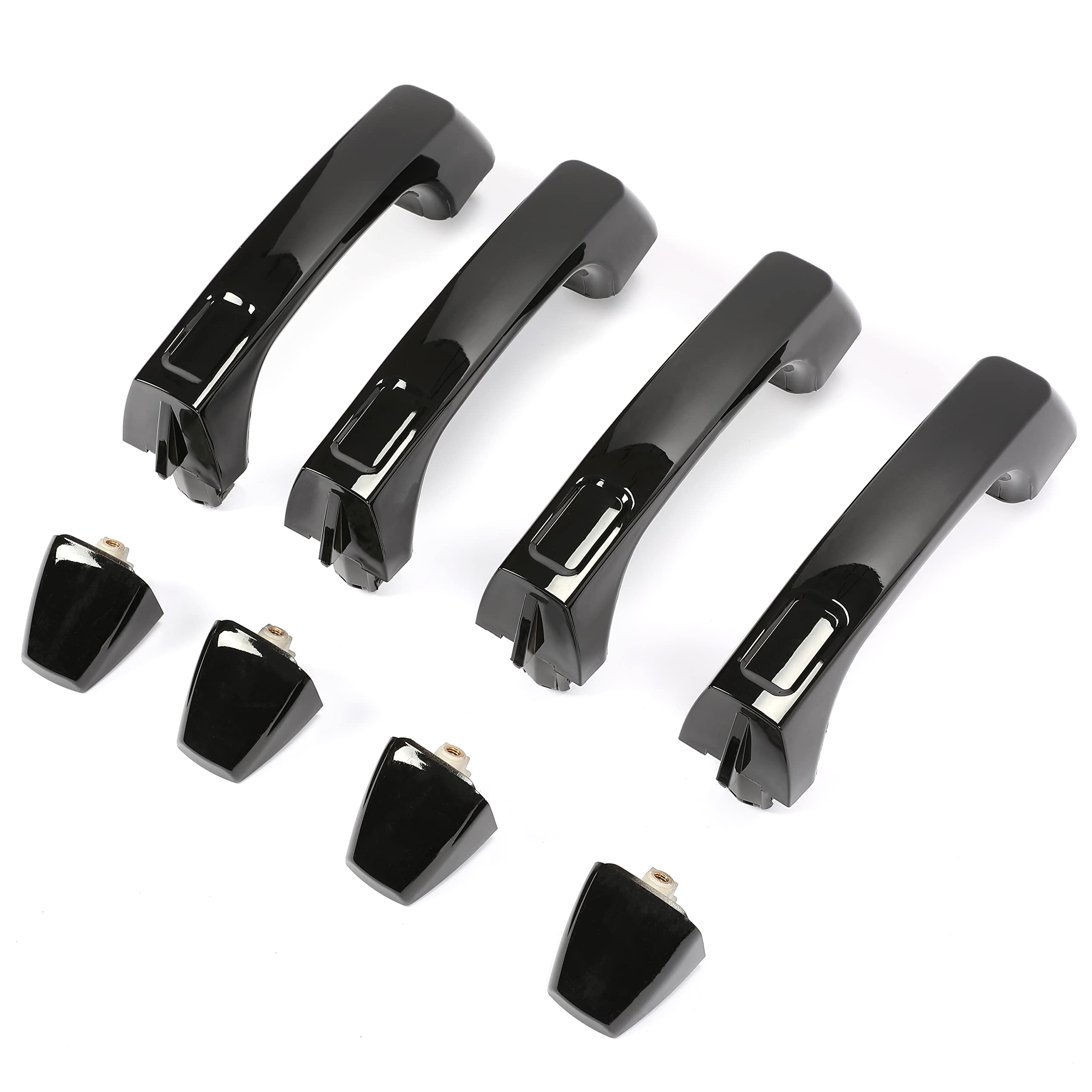 ECOTRIC Exterior Door Handle Compatible with 2006-2010 Hummer H3 & 2008-2010 H3 Alpha & 2007-2009 H3 X & 2009-2010 H3T W/Cap Rep