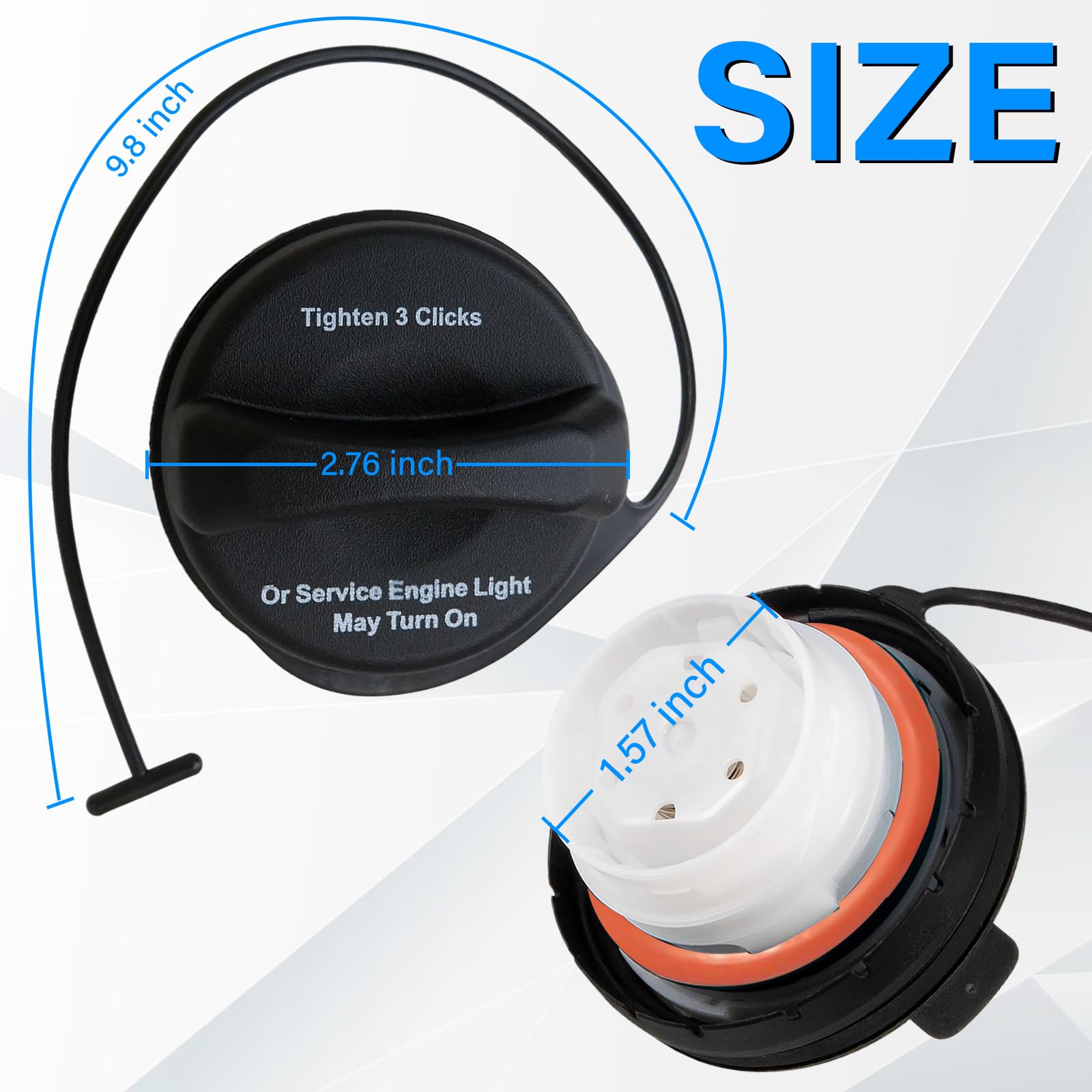 Gas Cap, Fuel Caps 20915842 for Chevrolet Chevy Silverado 1500 2500 3500 Avalanche Suburban Tahoe Traverse, GMC Acadia Sierra Yu