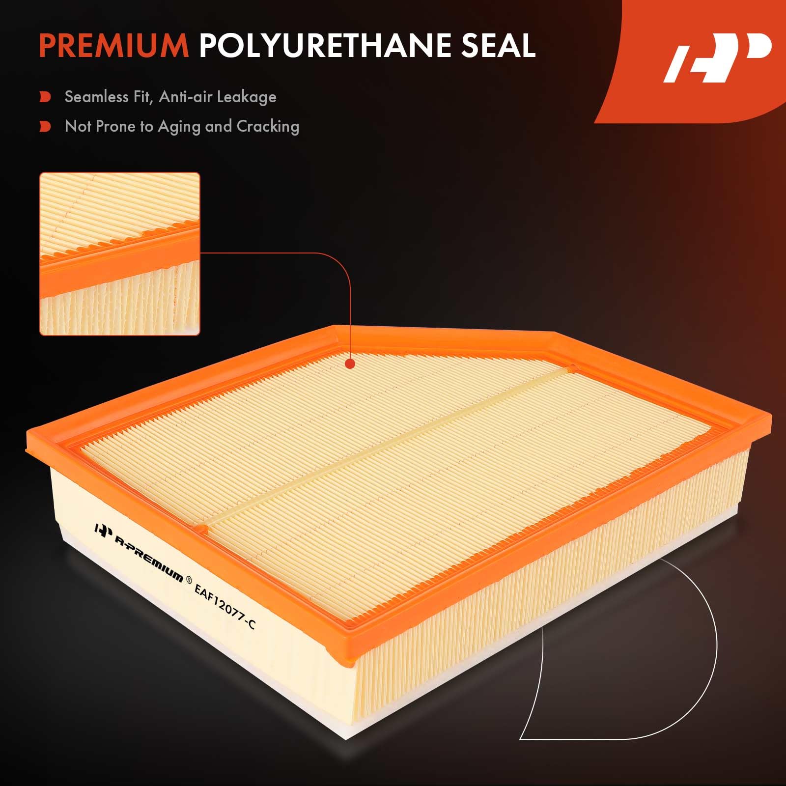 A-Premium Engine Air Filter Compatible With Volvo Xc60 2018-2023, Xc90 2016-2023, S60 2019-2023, S90 2017-2023, V60 2019-2023, V