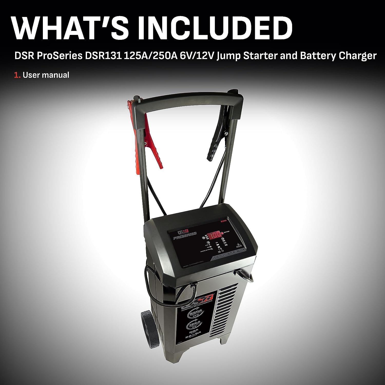 Schumacher Dsr131 Dsr Proseries 250 Amp(12V) 125 Amp(6V) 50 Amp 6V/12V Fully Automatic Pro Smart Battery Charger With Engine Sta