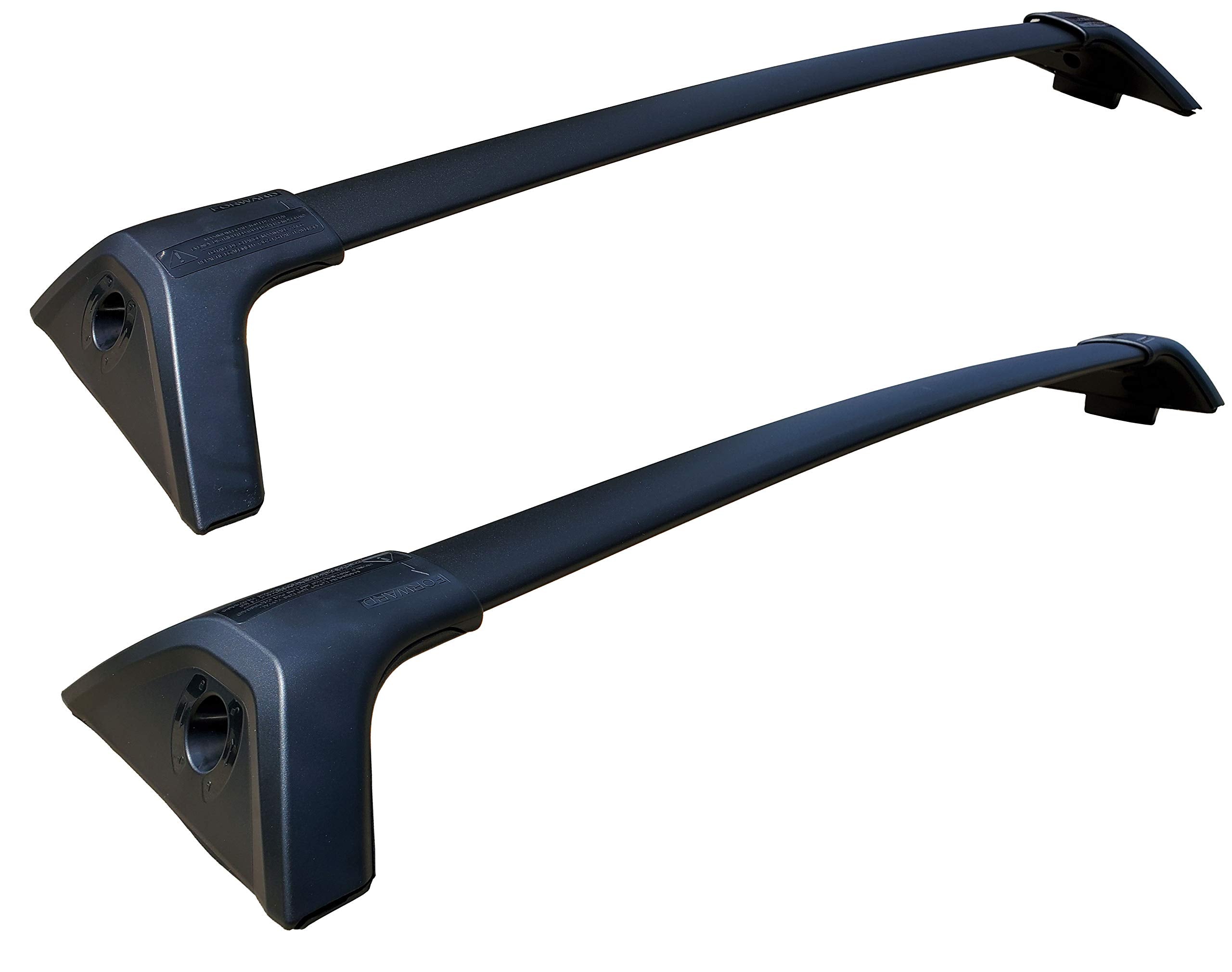 BRIGHTLINES Crossbars Roof Rack for 2019-2025 Toyota RAV4 LE XLE XSE, Metal, Black, Model BL404190