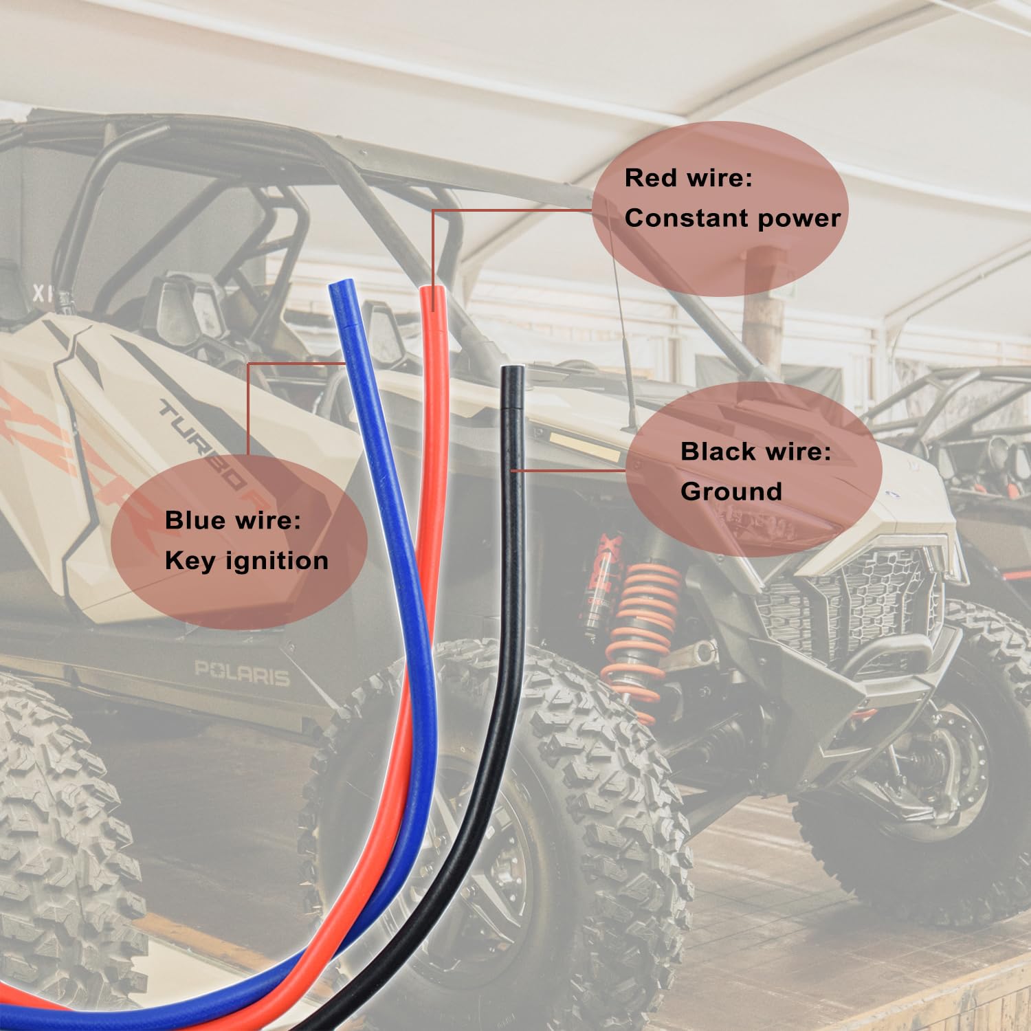 Afeisol Bus Bar Pulse Power Plugs Pigtail Replacement For Polaris Plug 2018 2019 2020 2021 2022 2023 2024 Ranger Xp 1000 / Rzr/Pro Rs1 General Bus Bar Harness Pigtail Connectors (Blue, 6)