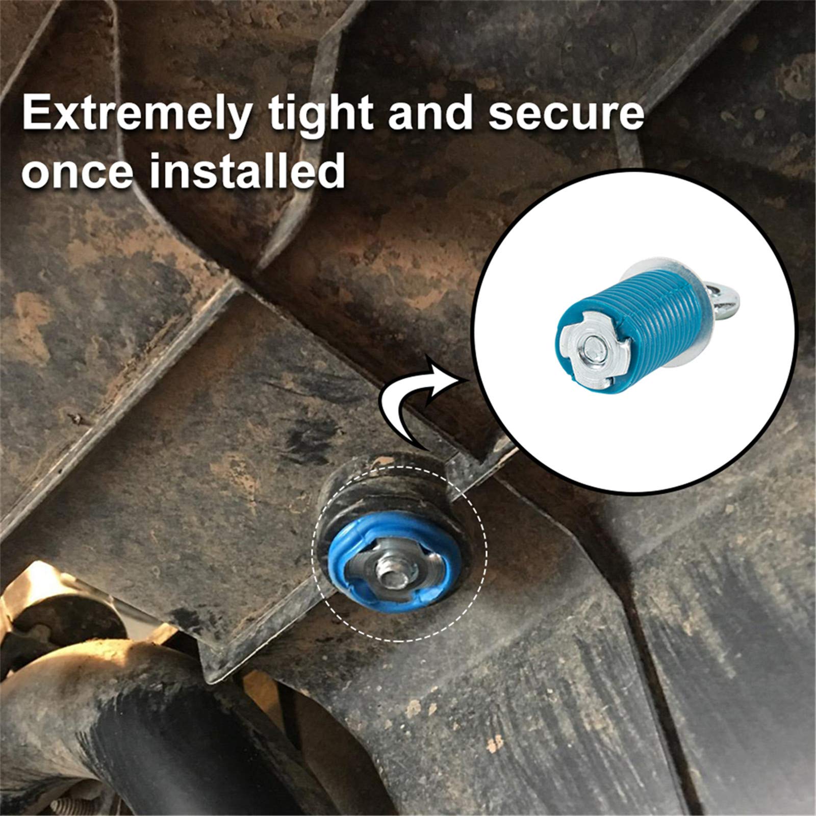 Kiwi Master Tie Down Anchors Compatible For Polaris Rzr 900 1000 Xp Turbo Sportsman Ace Atv Anchor (Not Fit Ranger)