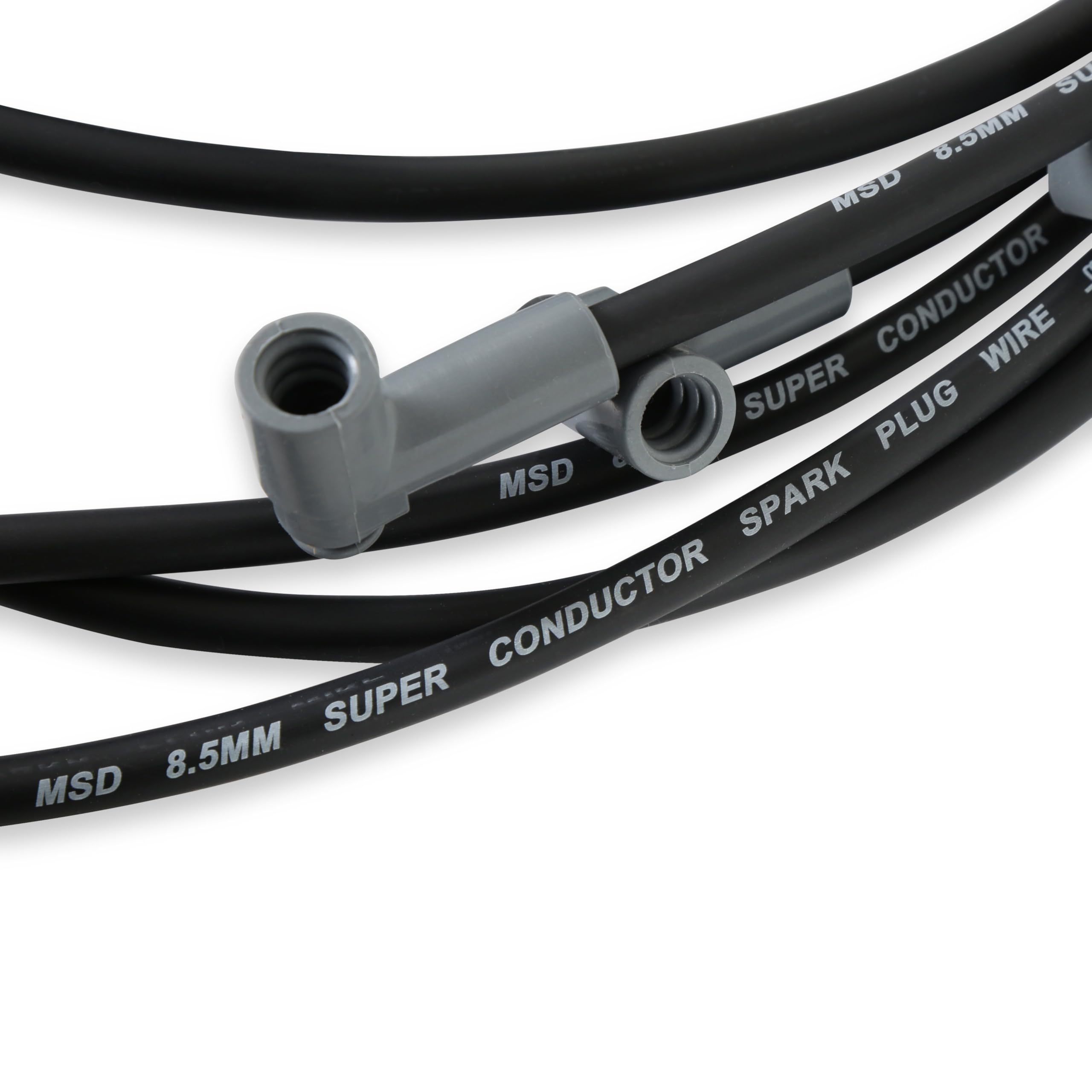 Msd 31363 Super Conductor Spark Plug Wire Set Black