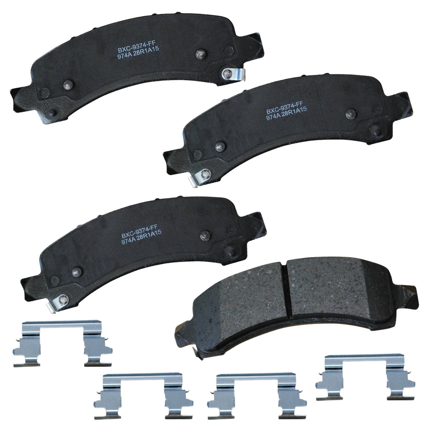 Bendix Premium Sbc974A Ceramic Rear Brake Pads For Select Models Cadillac Escalade, Chevrolet Avalanche 1500, Express Silverado