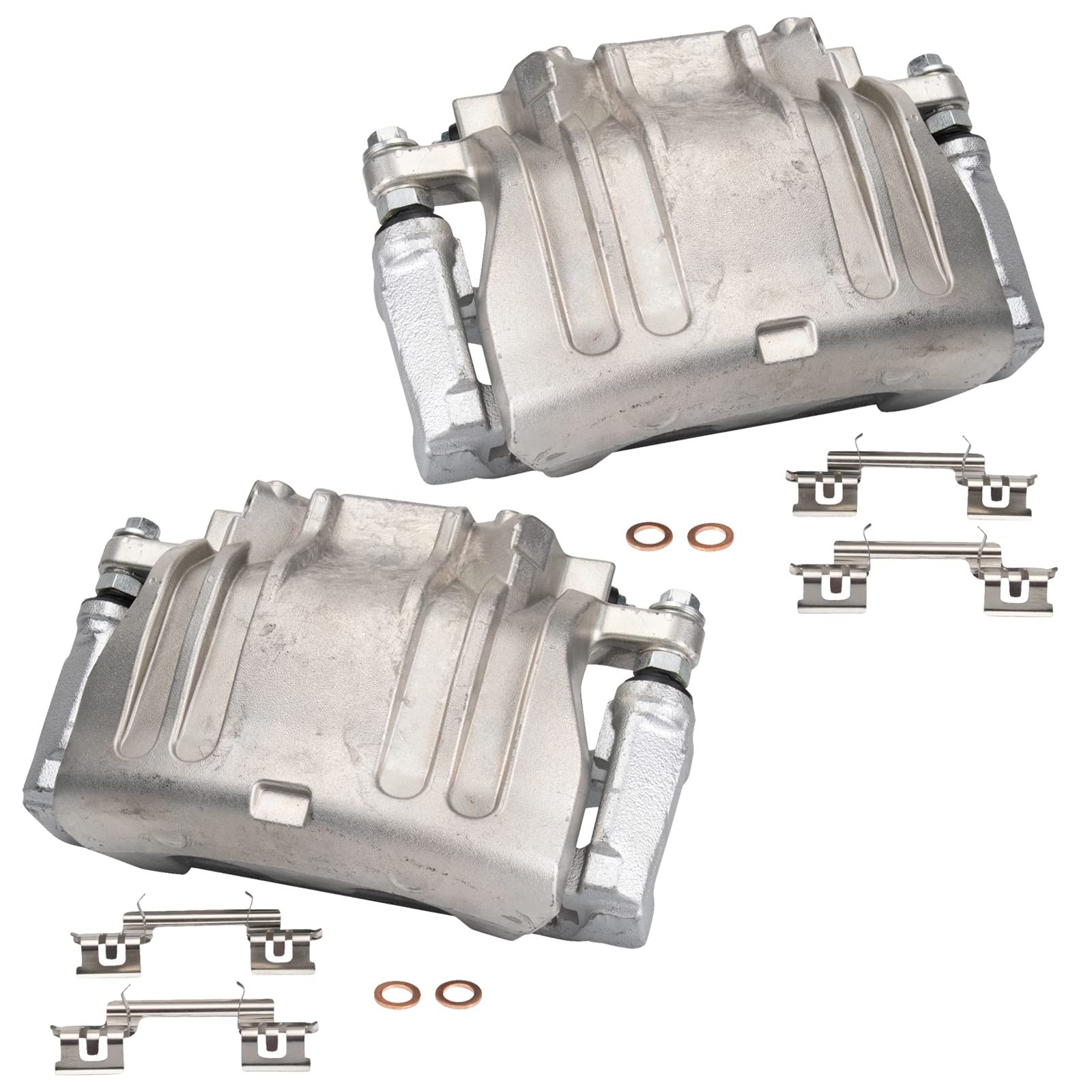 Trq Front Brake Caliper Set Compatible With 2005-2011 Chrysler 300 2009-2011 Dodge Challenger 2006-2011 Charger 2005-2008 Magnum