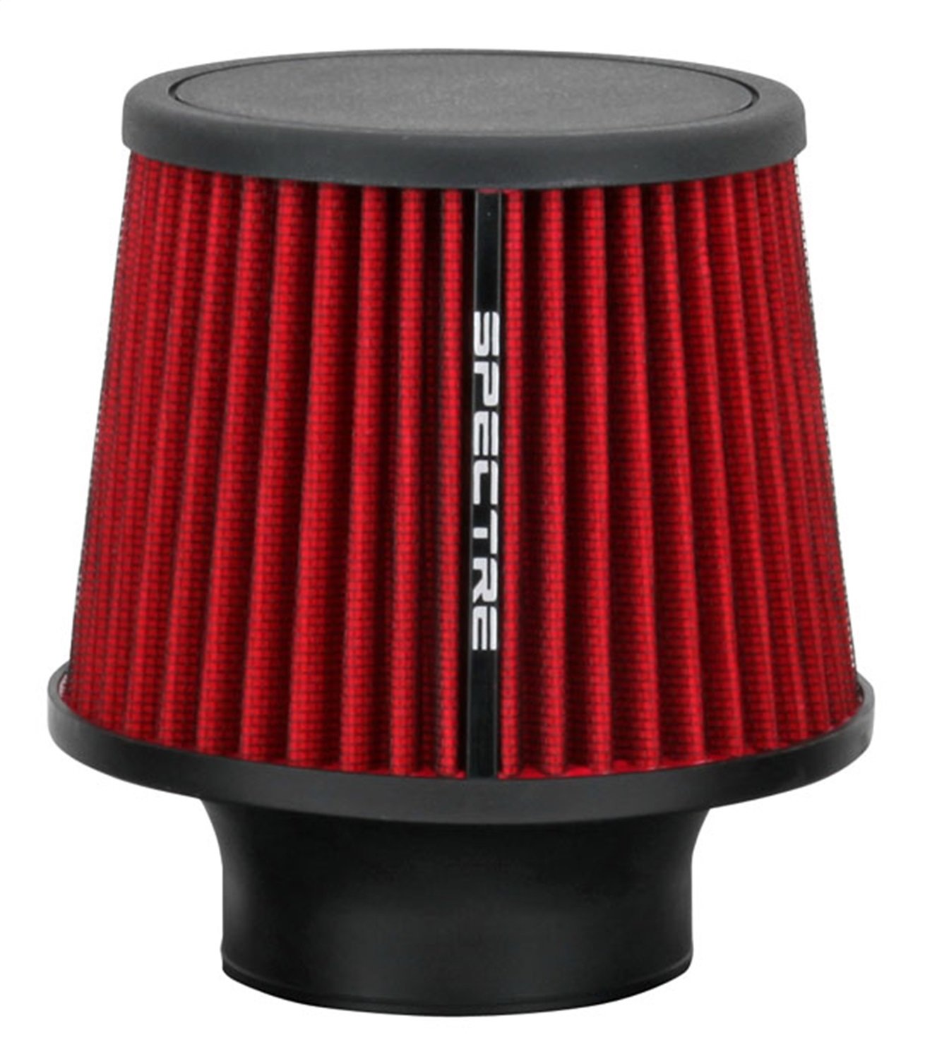 Spectre Performance Universal Clamp-On Air Filter: High Performance,Washable Filter: Round Tapered,3 In (76 Mm) Flange Id,6.5 In