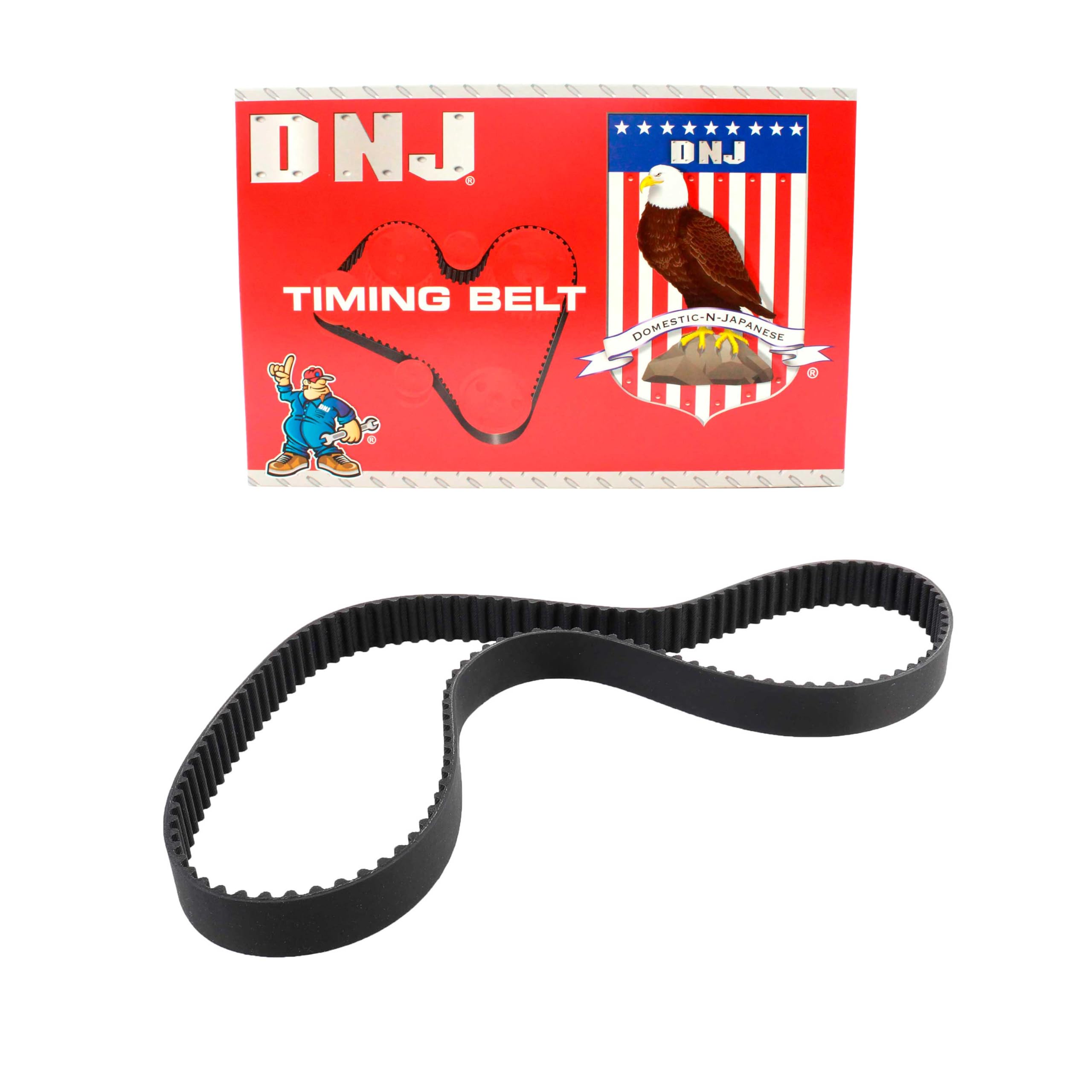 DNJ TB212 Timing Belt for 1990-2001 / Acura, Honda/CR-V, Integra / 1.8L, 2.0L / DOHC / L4 / 16V / 1834cc, 1972cc / B18A1, B18B1, B20B4, B20Z2