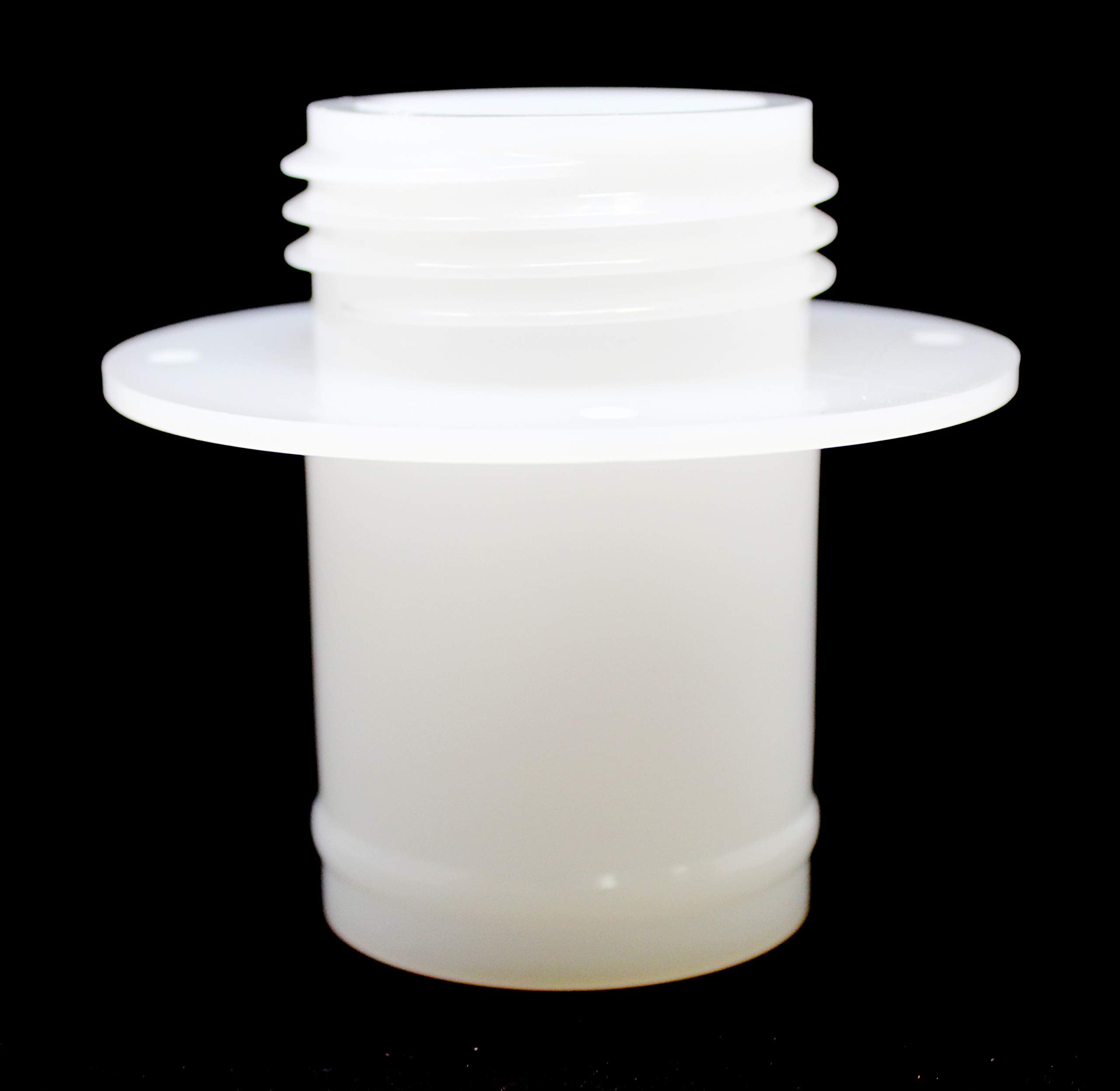 Aftermarket Kawasaki Jet Ski Gas Cap, Gasket & White Fuel Tank Filler Neck Kit Oem # 59231-3734/51049-3714 (Black)