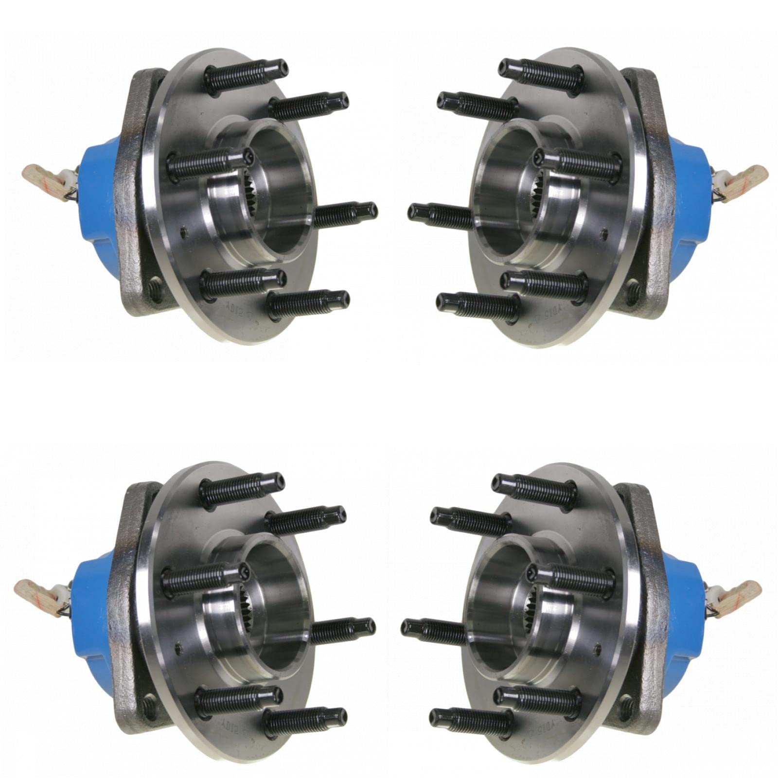 Trq Wheel Hub Bearings Assembly Set Compatible With 2004-2009 Cadillac Srx