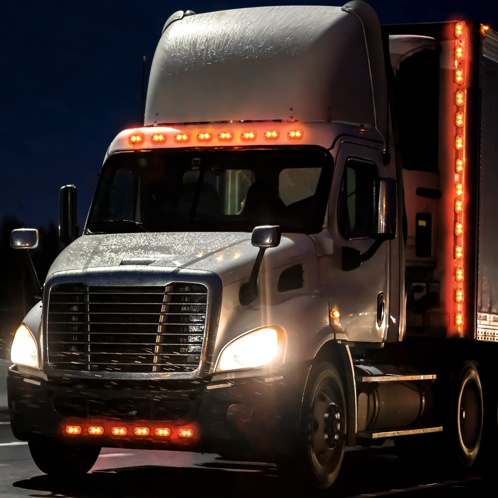 Tallew 10 Pcs 2.5 Inch Led Trailer Lights 2 Diode Waterproof Led Trailer Side Marker Oval Signal Running Lights For Truck Boat R