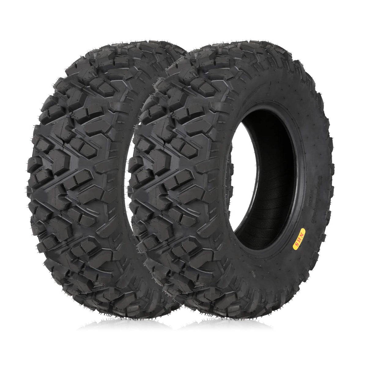 Weize 25X10-12 All Terrain Atv Utv Tires, 25 * 10-12 Rear Tire, Set Of 2 Tires, 6Pr, Suitable For Mud, Gravel, Sand, Rocky