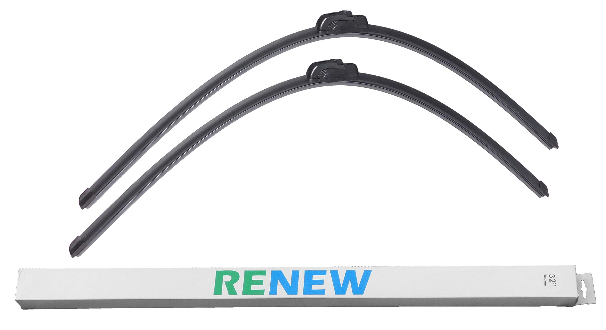 Renew Rw32Hkb9 32 Inch Rv And Motorhome Wiper Blade Pair (Set Of 2) For Small 9X3 Hook And Works Like 18-320