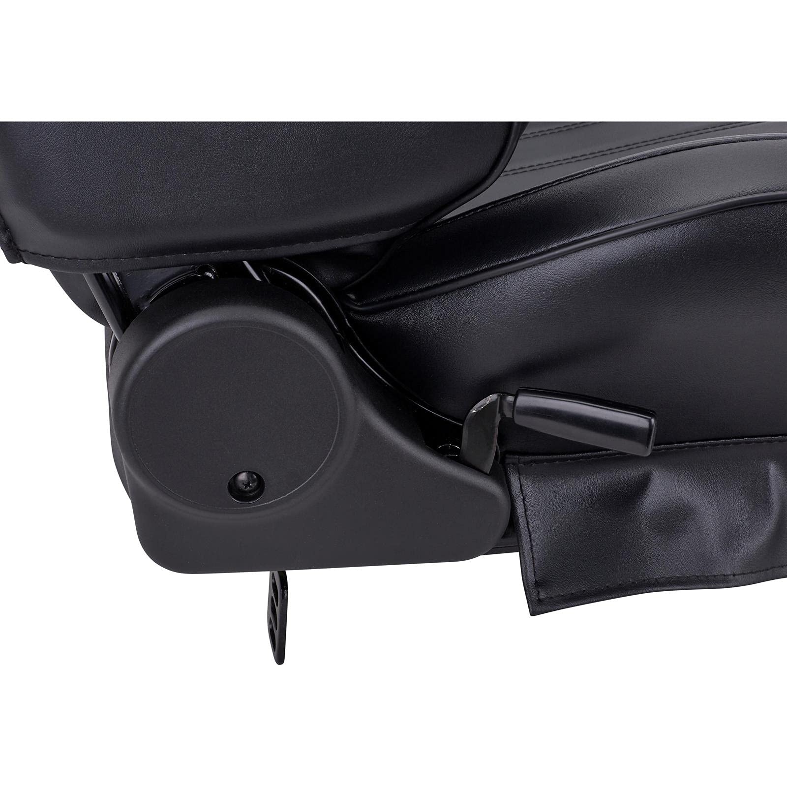 Scat Crankshafts ProCar Rally Recliner - Left Black Vinyl, Model 80-1000-51L