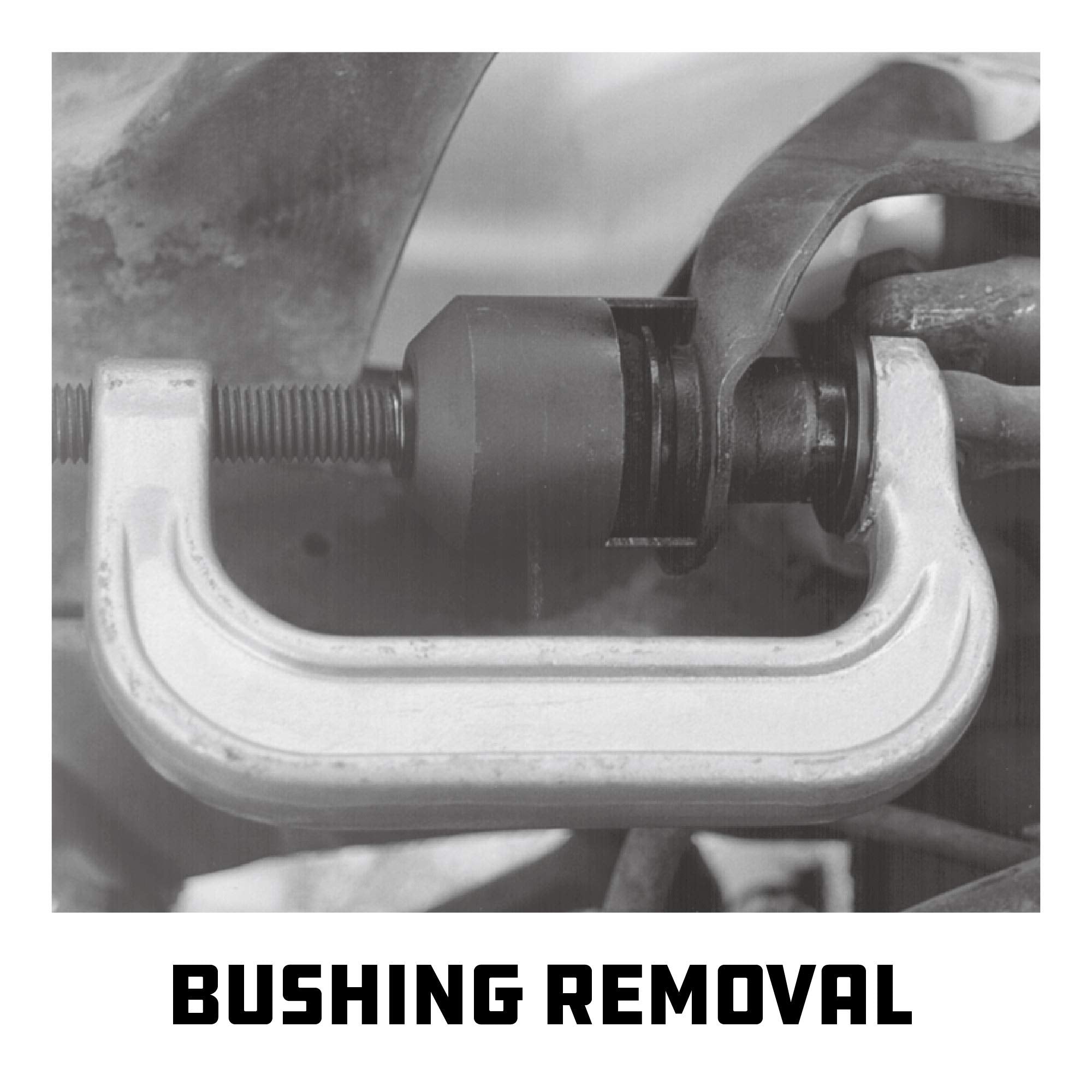 Powerbuilt Upper Control Arm Bushing Service Tool Set For Ford, Gm And Chrysler, Remove And Install Car Bushings, 648604