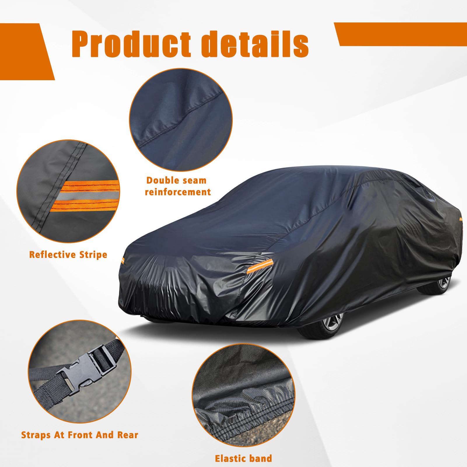 Kayme 7 Layers Car Cover Custom Fit For Honda S2000 (1999-2009) Waterproof All Weather For Automobiles, Outdoor Full Cover Rain