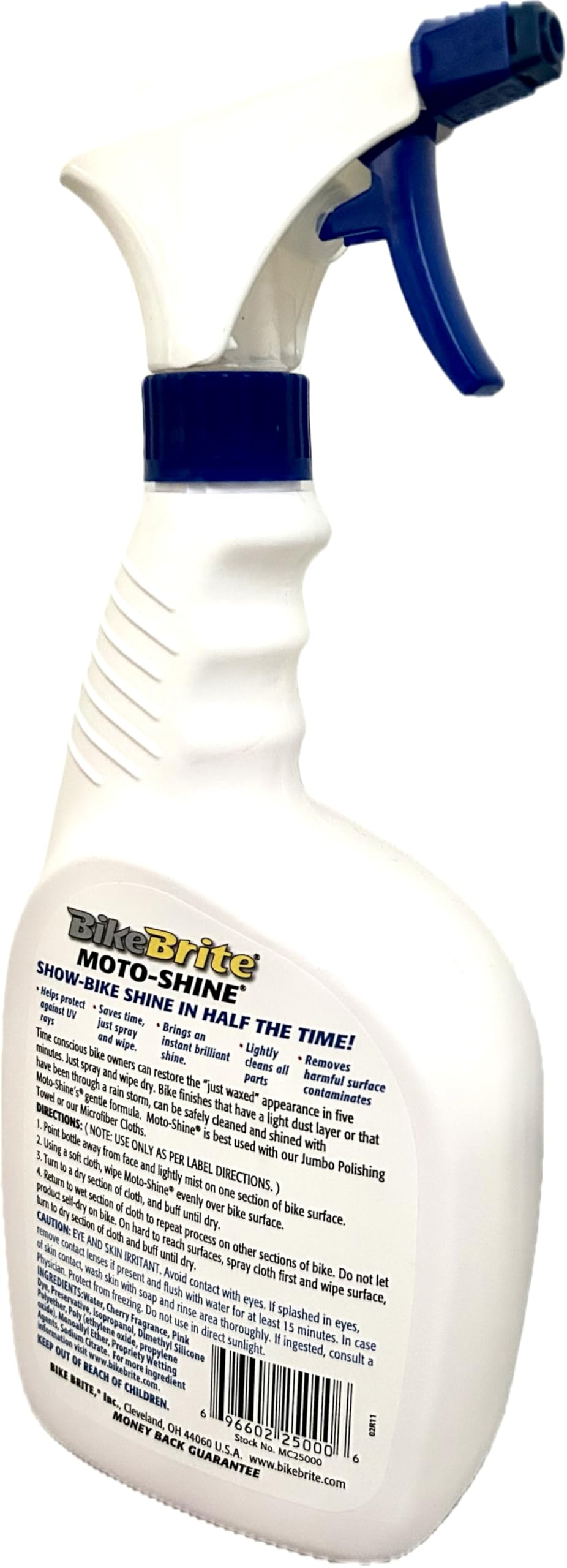 Bike Brite Moto Shine Motorcycle Cleaner, 32 fl. oz., Pink, Model MC25000