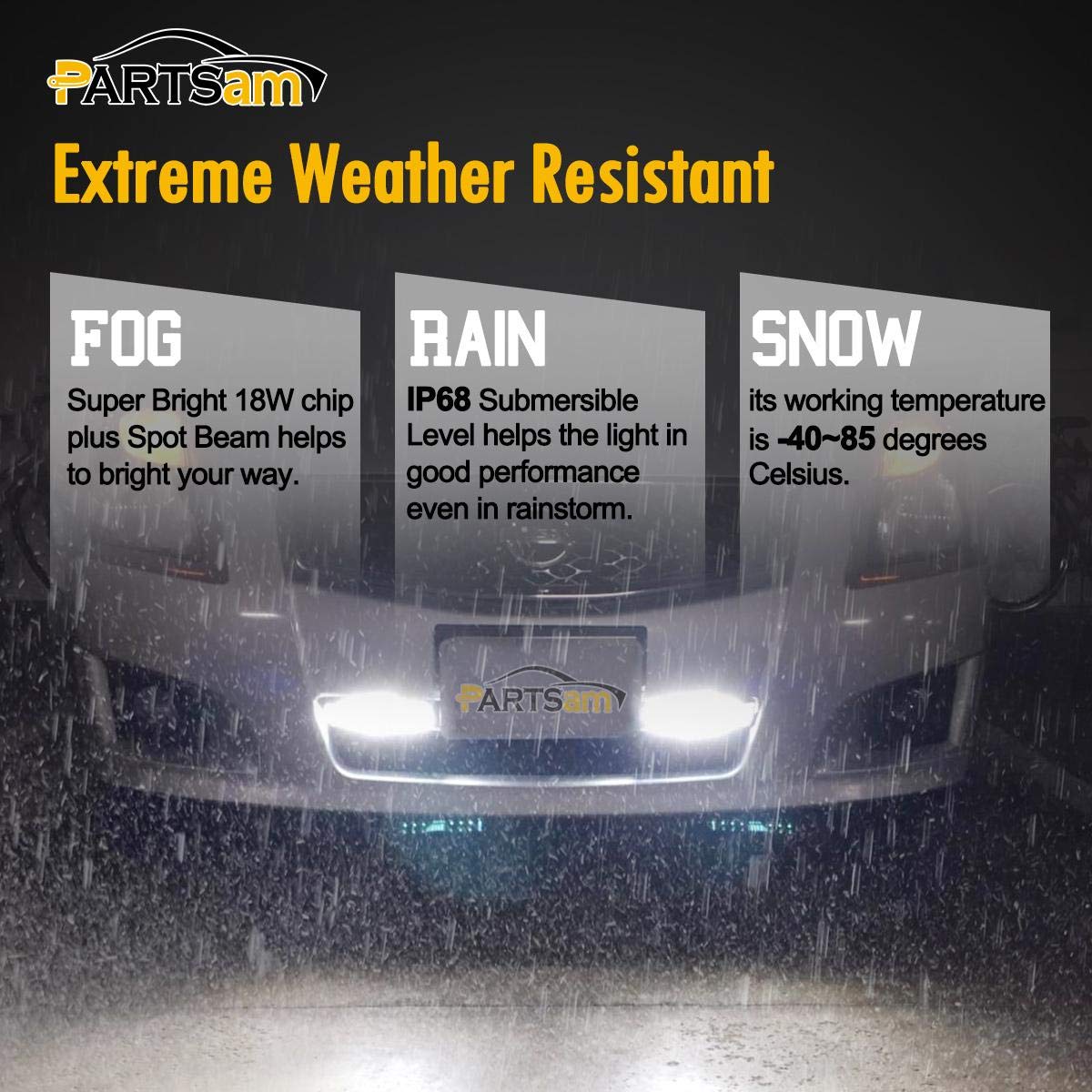 4Pcs 6 '' Led Light Bar 72W 6500K Super Bright Waterproof Boat Spot Marine Deck/Off Road Fog Suv Atv 4Wd Car Truck Golf Cart Ip6