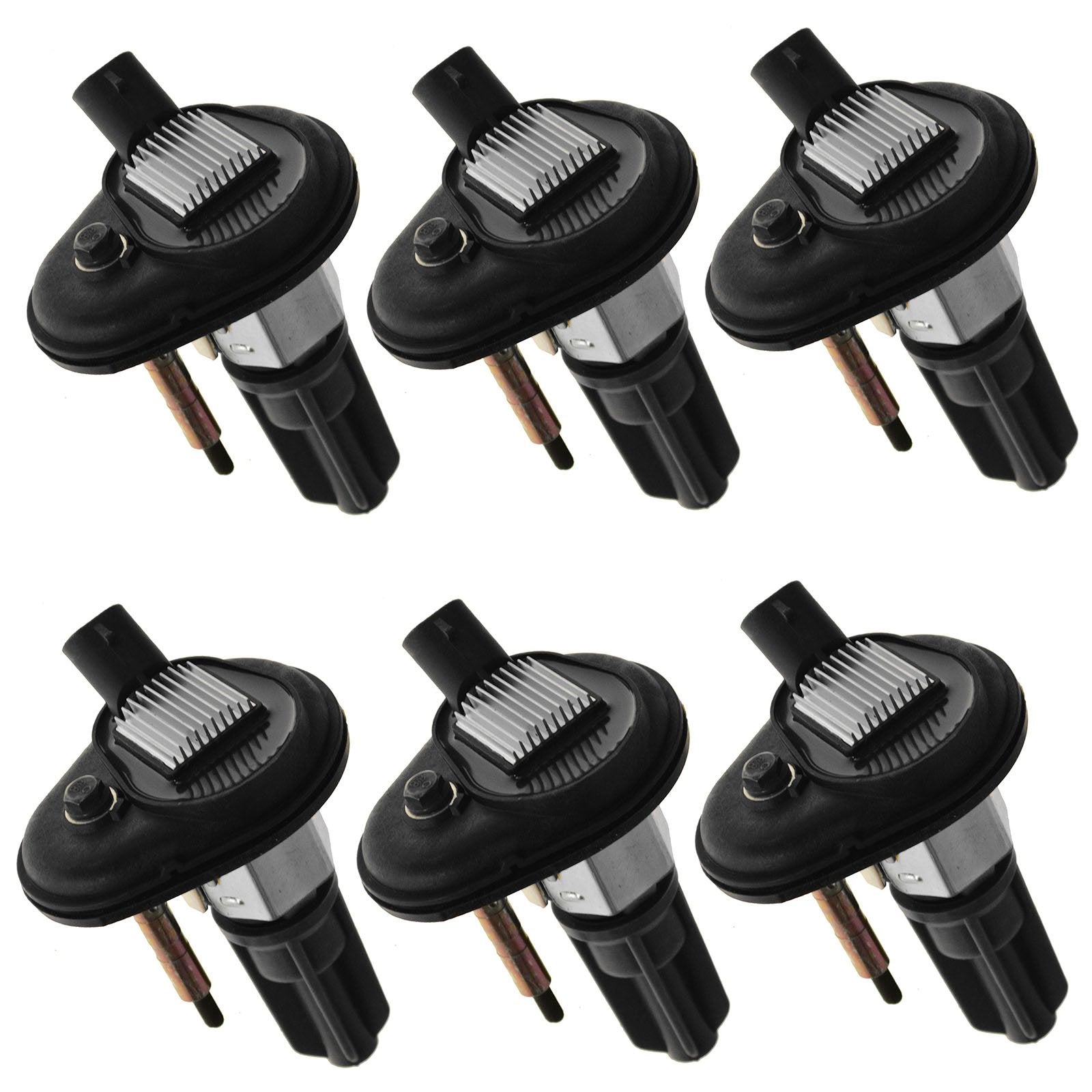 Trq Ignition Coil Set Compatible With 04-05 Buick 02-05 Chevrolet Gmc 03-08 Isuzu 02-04 Oldsmobile 05 Saab