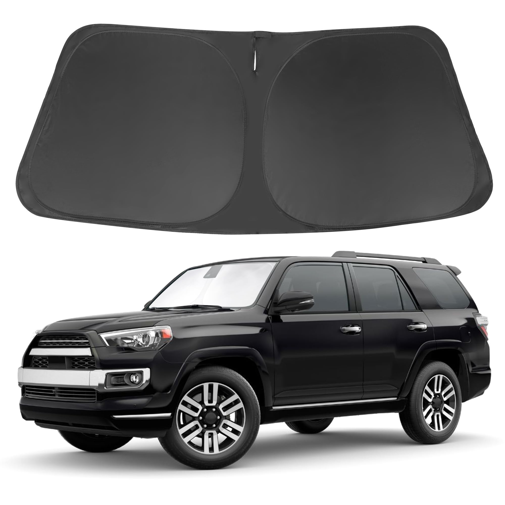 Windshield Sun Shade Fit For Toyota 4Runner 2010-2024 2025 Accessories Foldable Front Window Sunshade Sun Protection Keeps Car C