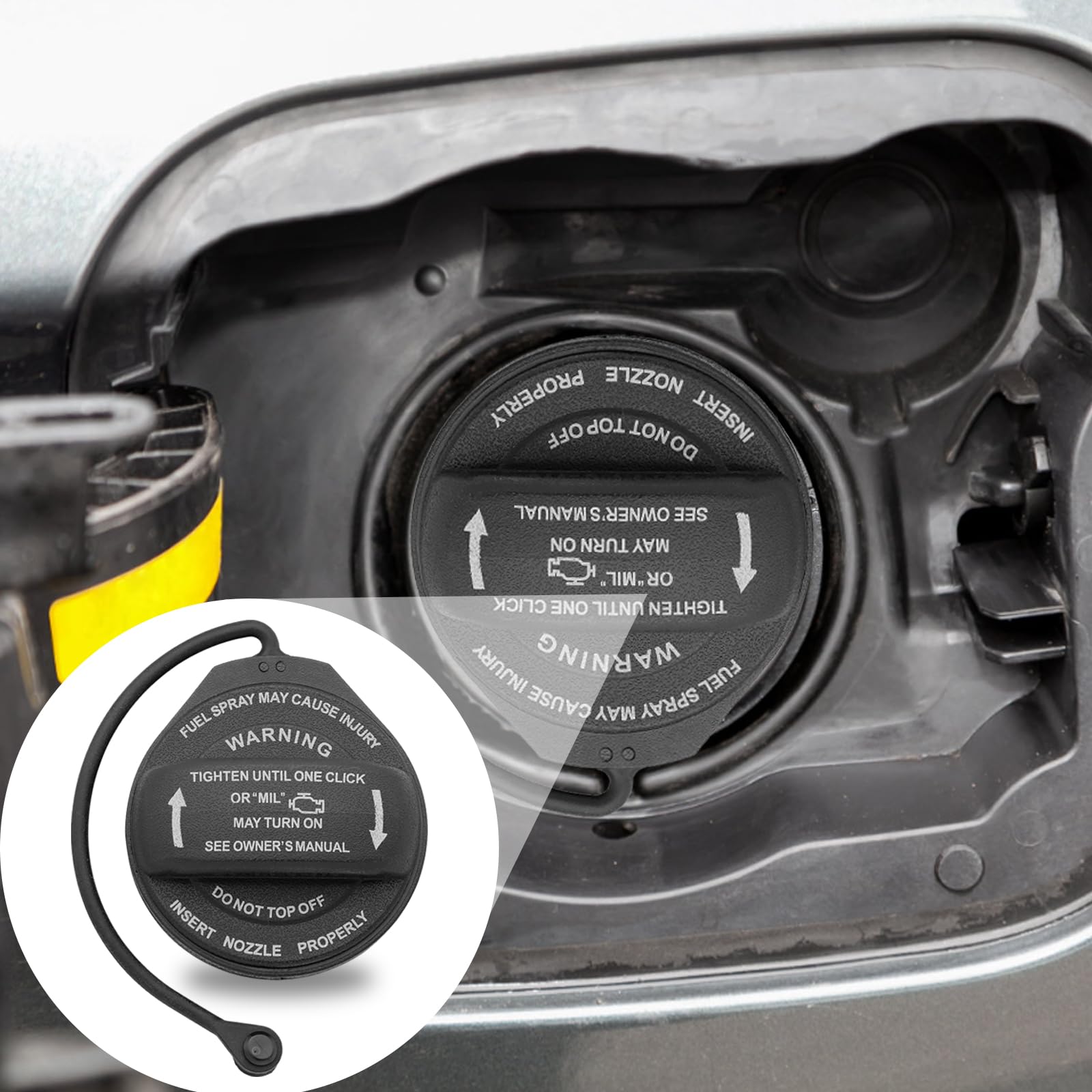 Gas Cap for Audi Fuel Cap 8K0201550N for Audi A4 A5 A8, Quattro Q5 RS5 S4 S5 S8 SQ5 allroad, Volkswagen VW Golf, Golf Alltrack R