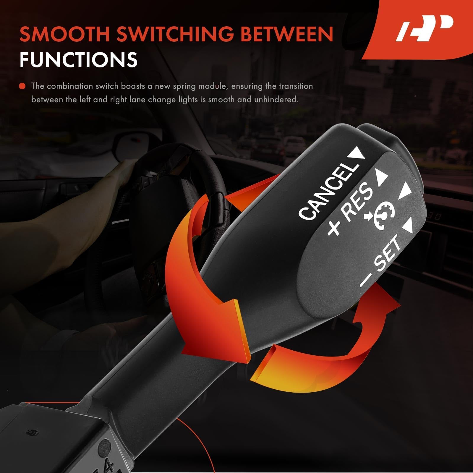 A-Premium Cruise Control Switch Assembly Compatible With Toyota & Lexus - 2001-2023 - Tacoma 4Runner Tundra Rav4 Sienna Avalon C