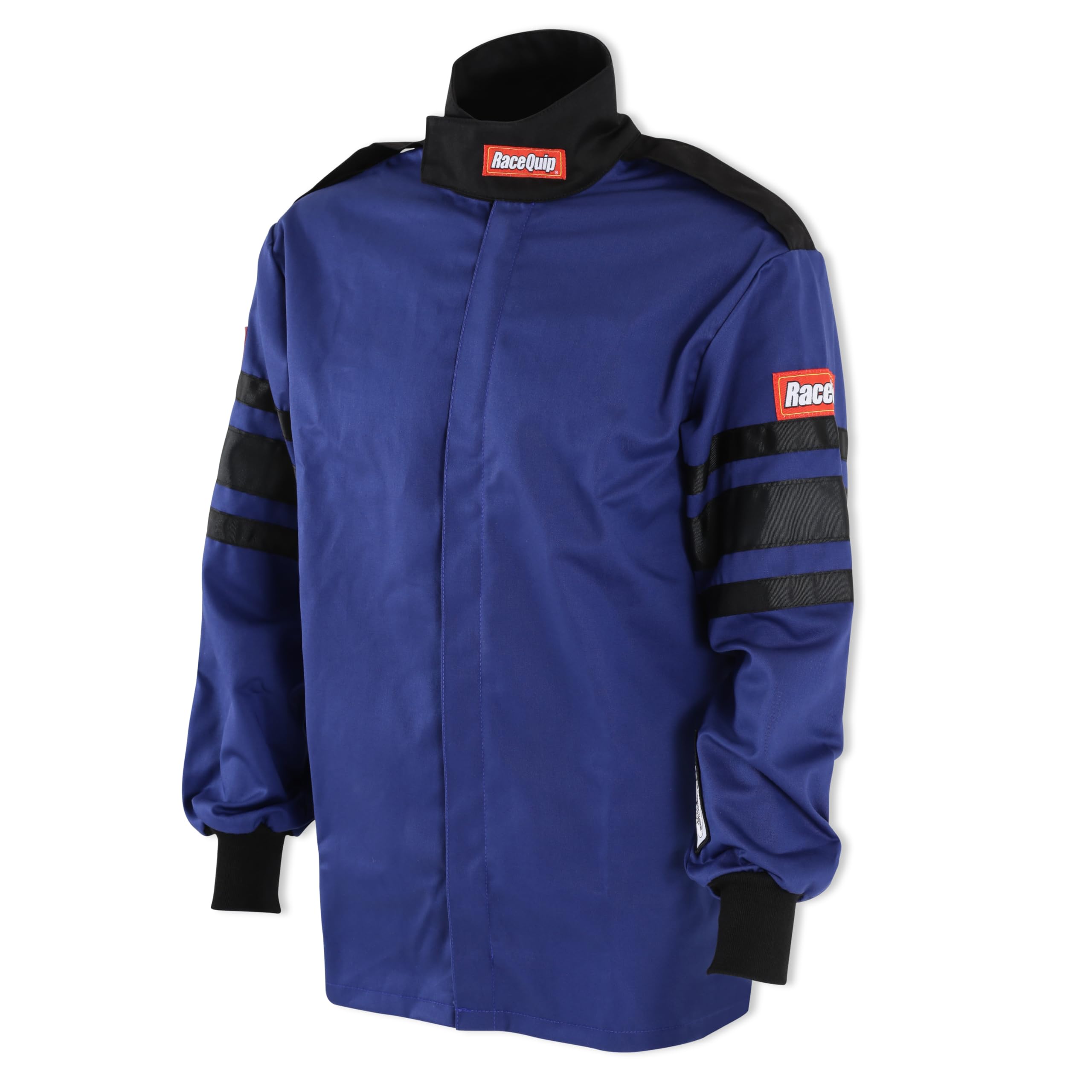 Racequip 111028Rqp 110 Series Driving Jacket Sfi 3.2A/1 Blue/Black Stripe 3Xl