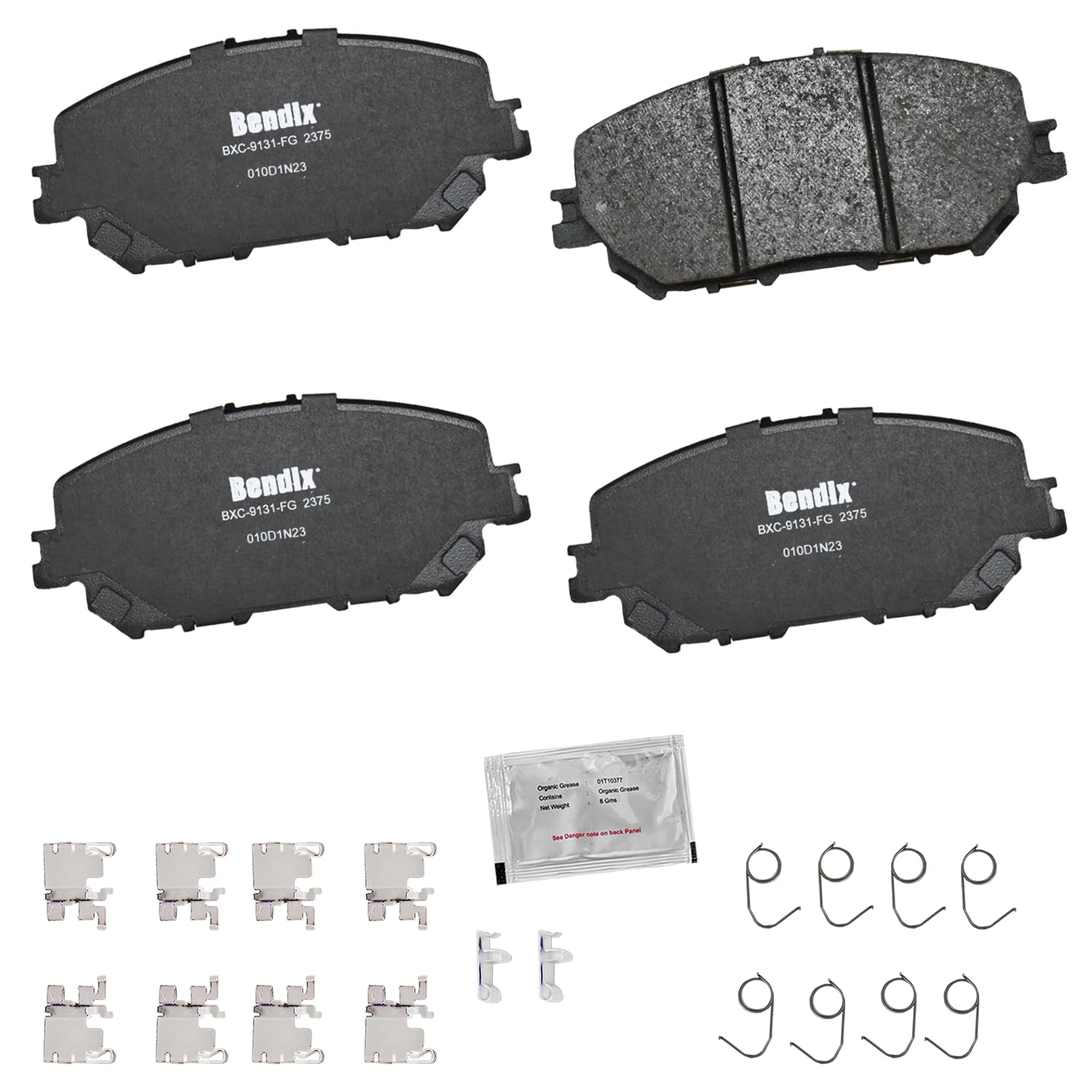 Bendix Priority1 Cfc2375 Ceramic Front Brake Pads For Nissan Rogue 2024-2021