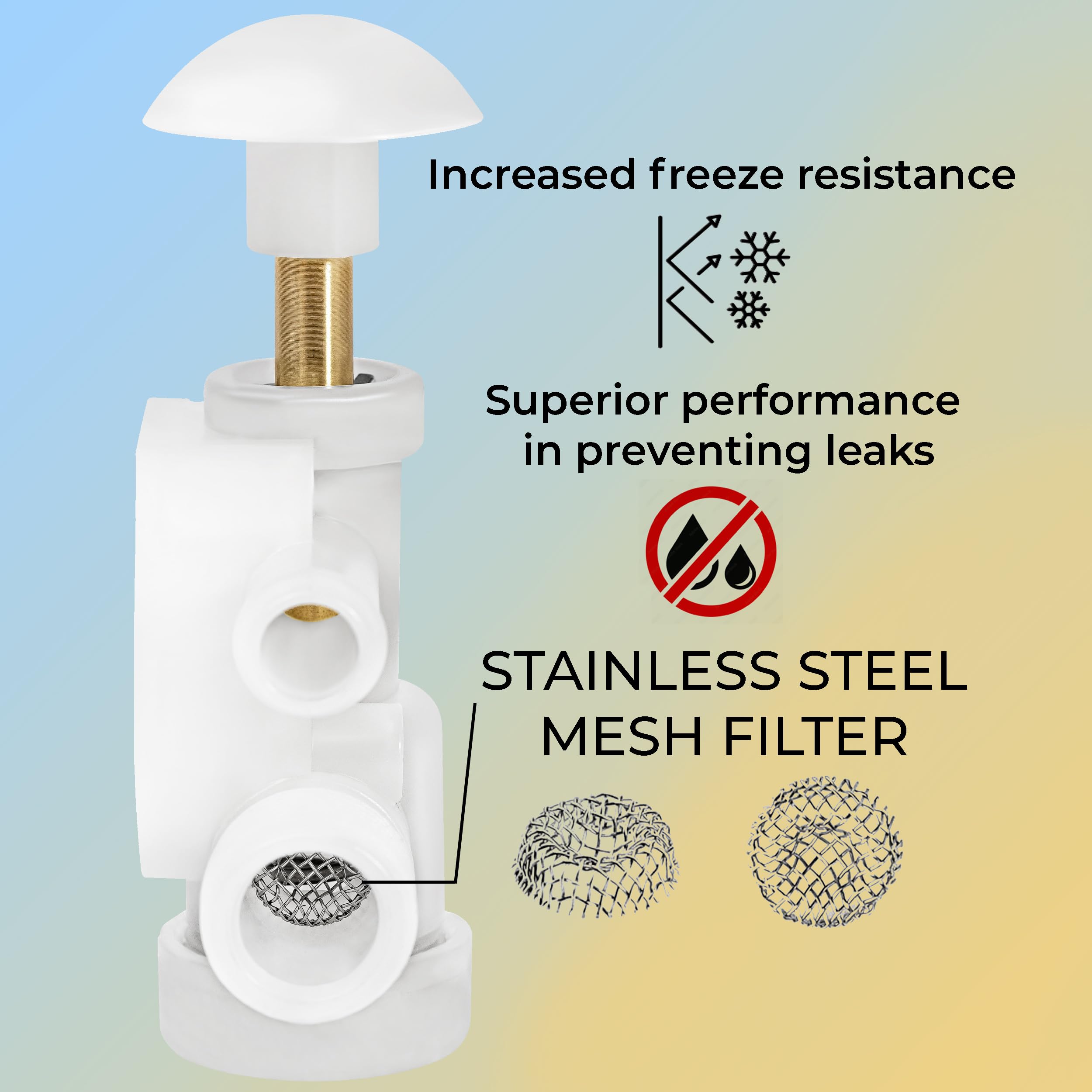 Halotronics Upgraded Toilet Flush Valve Assembly 385314349 - Camper, Trailer, Boat, & RV Toilet Repair Kit for Sealand EcoVac Va