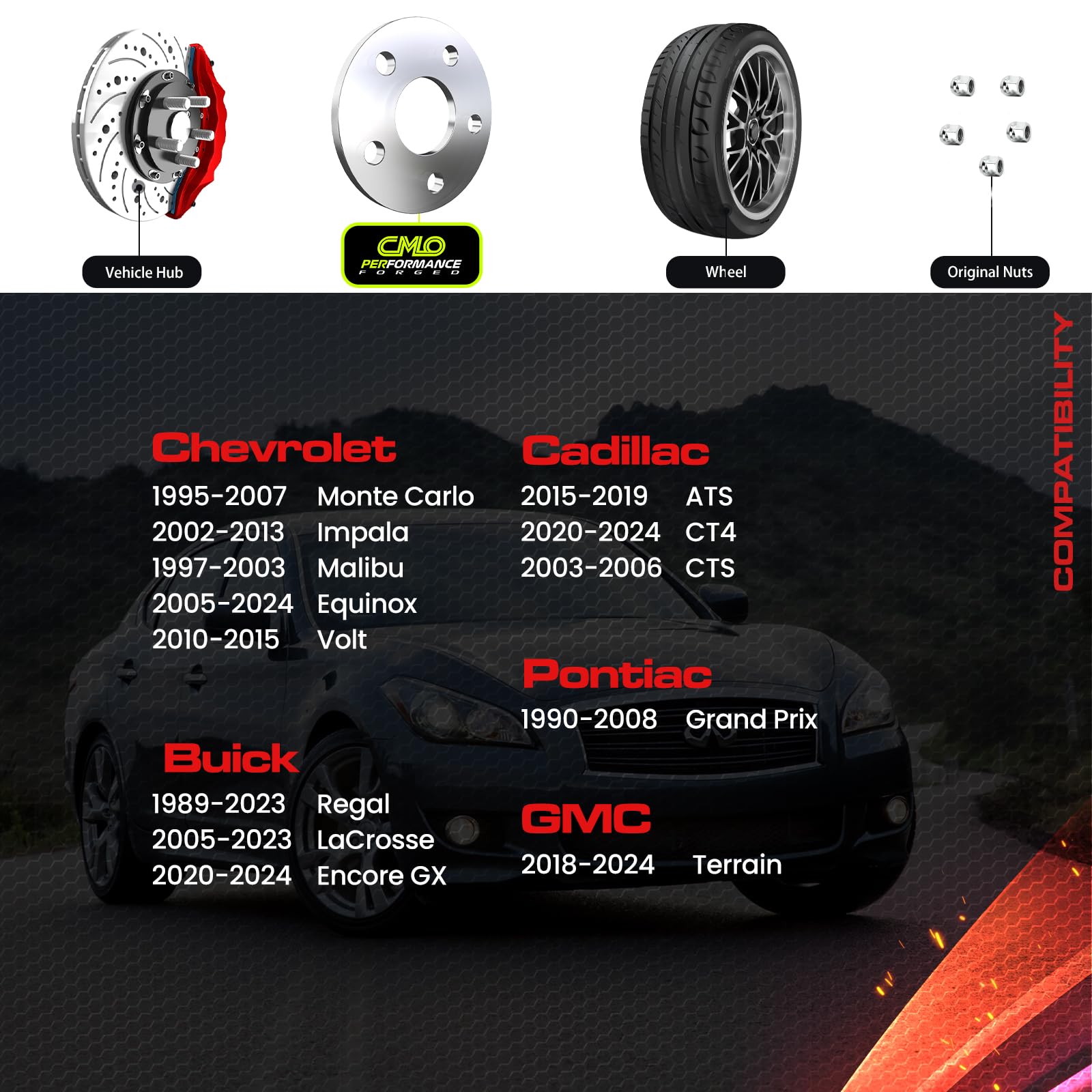 Customadeonly 5X115 Wheel Spacers With 70.3Mm Bore (2Pcs) Hubcentric Without Lip (3/16 Thick) Compatible For Electra La Crosse Le Sabre Reatta Regal With 70.3Mm Bore Hubcentric Without Lip