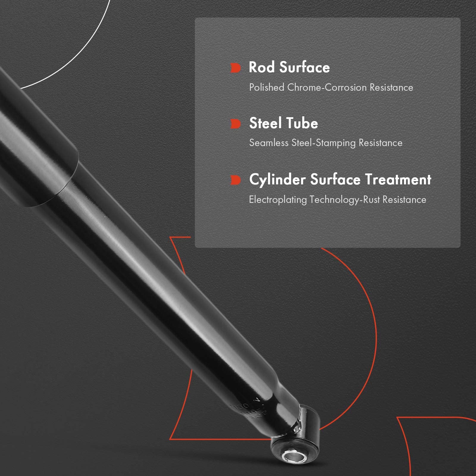 A-Premium Front And Rear Shock Absorbers Struts Compatible With Chevrolet Gmc Silverado 1500 Sierra 1500 (Classic) 1999-2007 -[4