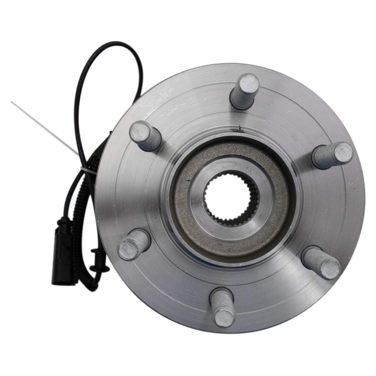 Trq Rear Passenger Side Wheel Bearing & Hub Assembly With Abs Sensor Compatible With 2015-2017 Ford Expedition Lincoln Navigator