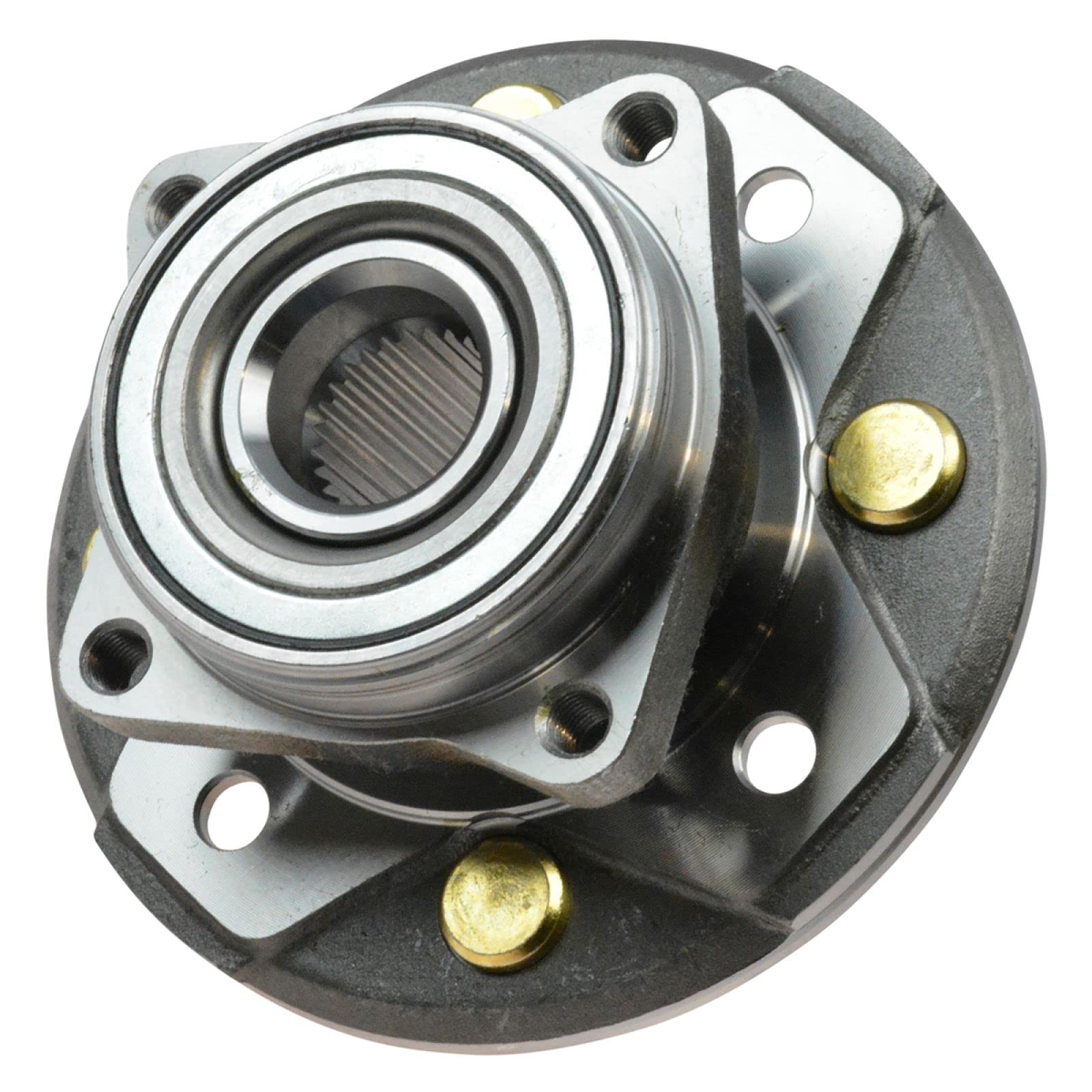 Trq Front Left Right Wheel Hub Bearing Assembly Driver Passenger Side Compatible With 1997 Acura Cl 1990-1997 Honda Accord