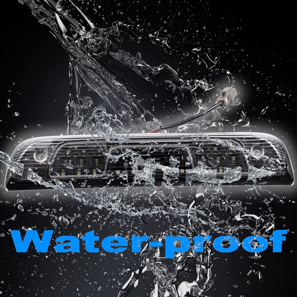 Grand Orange Led 3Rd Brake Light High Mount Compatible With 2014-2018 Chevy Silverado/Gmc Sierra Rear Cargo Stop Light Clear Len