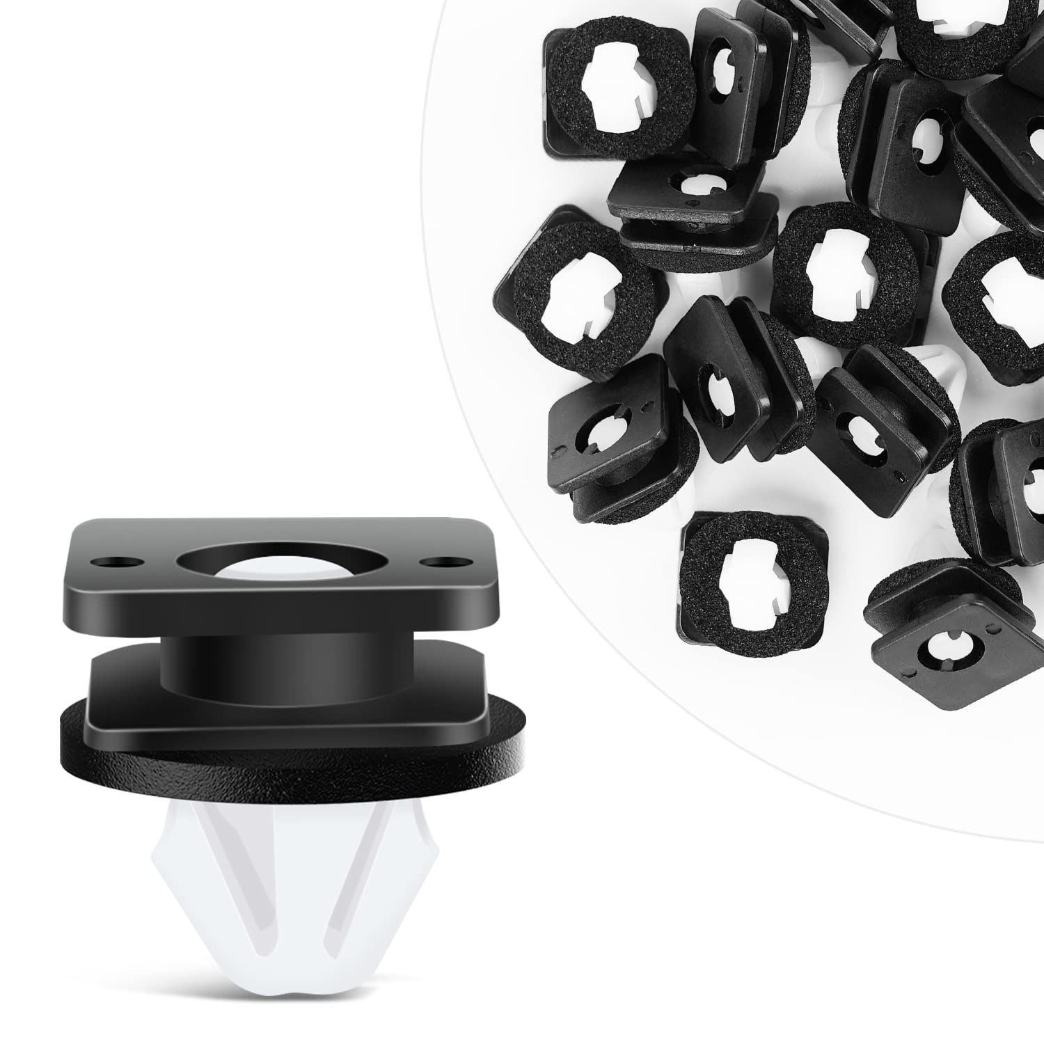 Gooacc 20Pcs A-Pillar Trim Hardware Windshield Moulding Retaining Clips With Sealer Compatible With Ford Explorer 2011-2019 Oem: