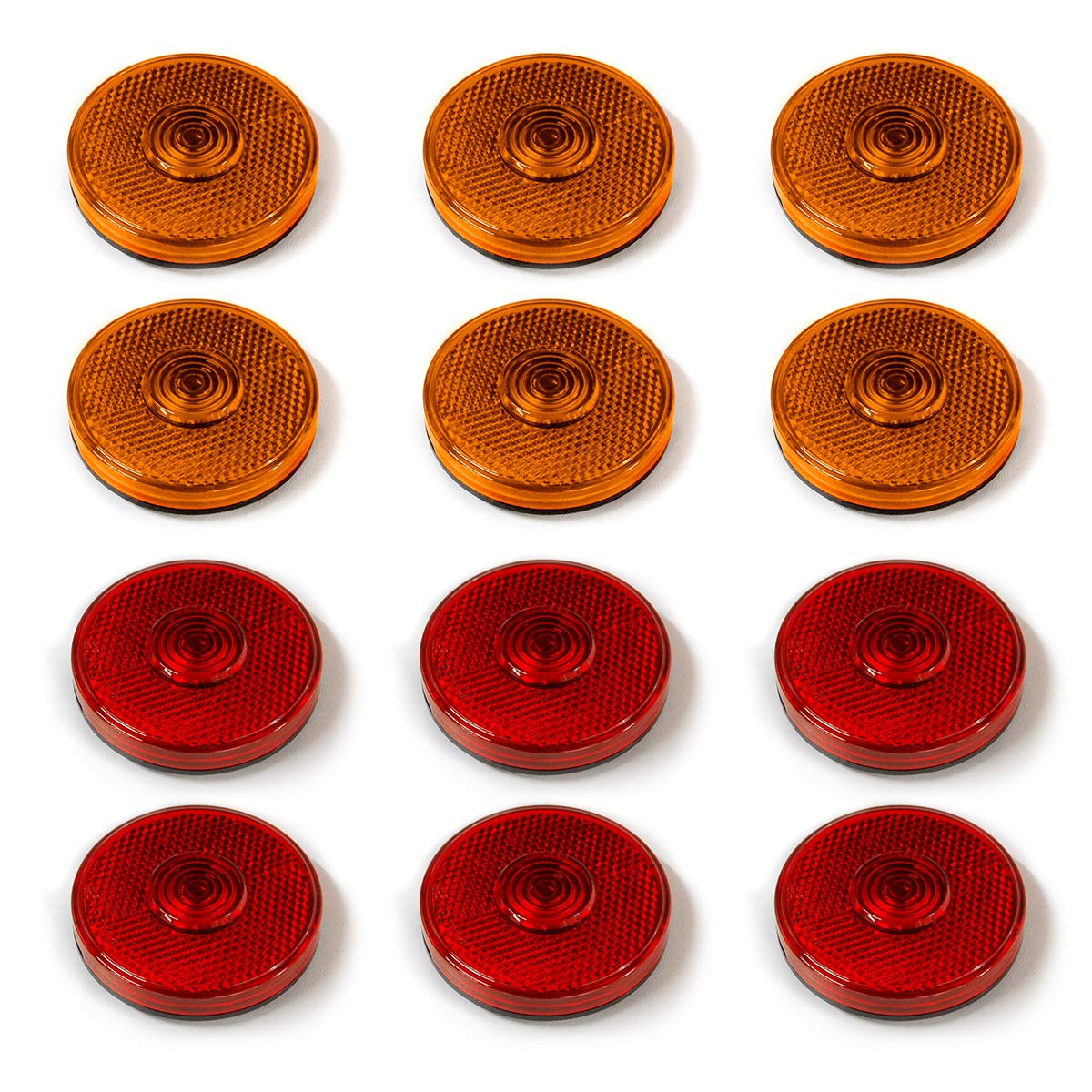 Dream Lighting 12V Dc 2.5Inch Round Led Side Marker Lights For Automotive Rv Trailer Truck Clearance Indicator Front/Rear Side -