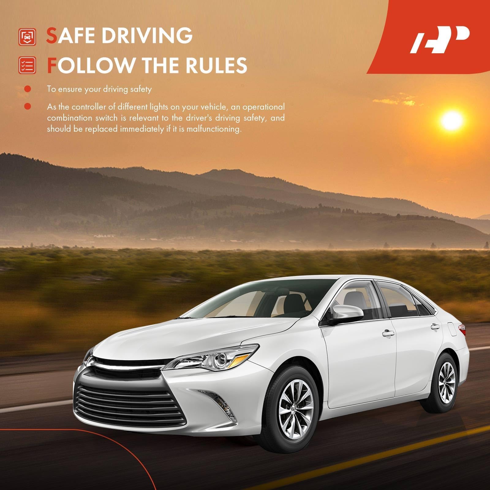 A-Premium Cruise Control Switch Assembly Compatible With Toyota & Lexus - 2001-2023 - Tacoma 4Runner Tundra Rav4 Sienna Avalon C