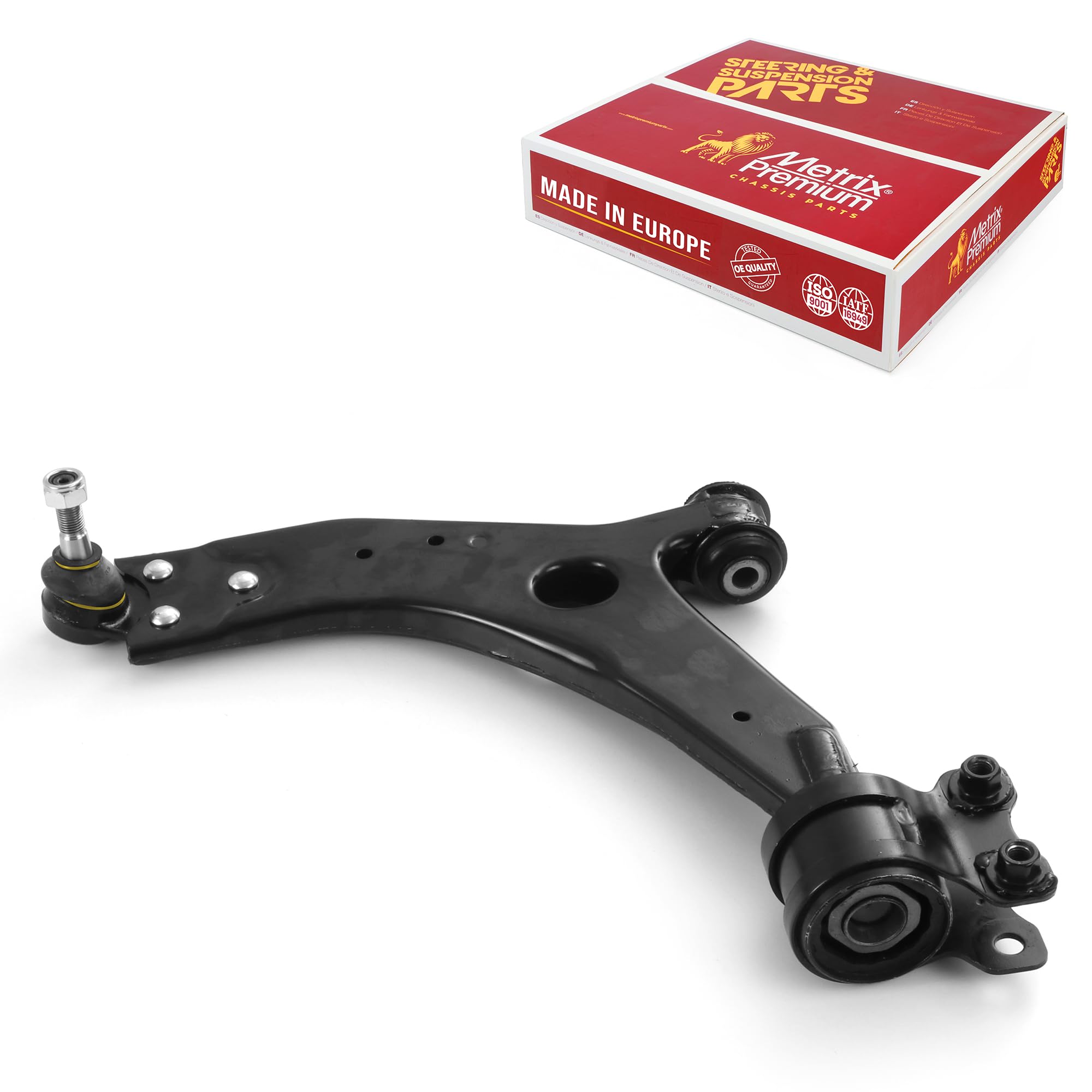 Metrix Premium Chassis Parts - Front Left Lower Control Arm W Ball Joint & Bushing Assembly Fits 07 Volvo C30, 06-07 Volvo C70,