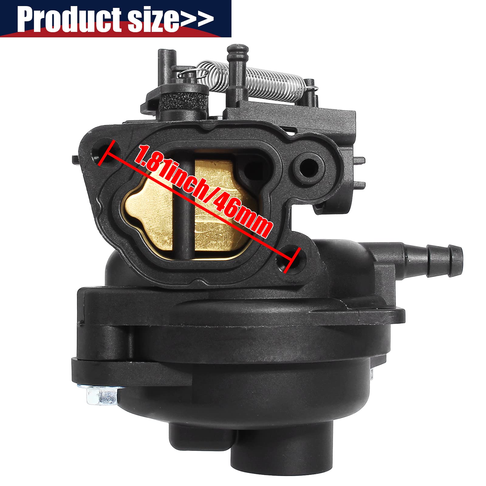 Liyyds 799584 Carburetor Kit Compatible With 592361 594057 594058 594529 Tb110 Tb115 Tb200 Tb230 Tb330 Tb370 Tb554 550Ex 625Ex 675Ex 725Exi Lawnmower